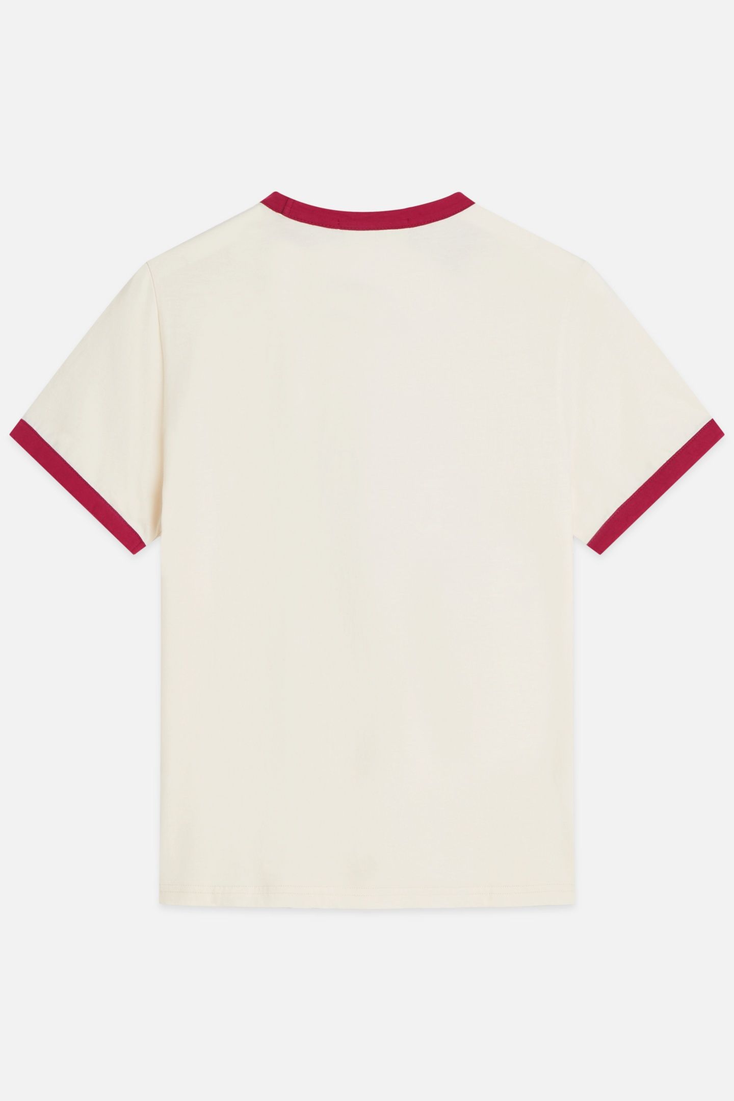 REGULAR-FIT T-SHIRT WITH CONTRAST BINDING EGGNOG 5