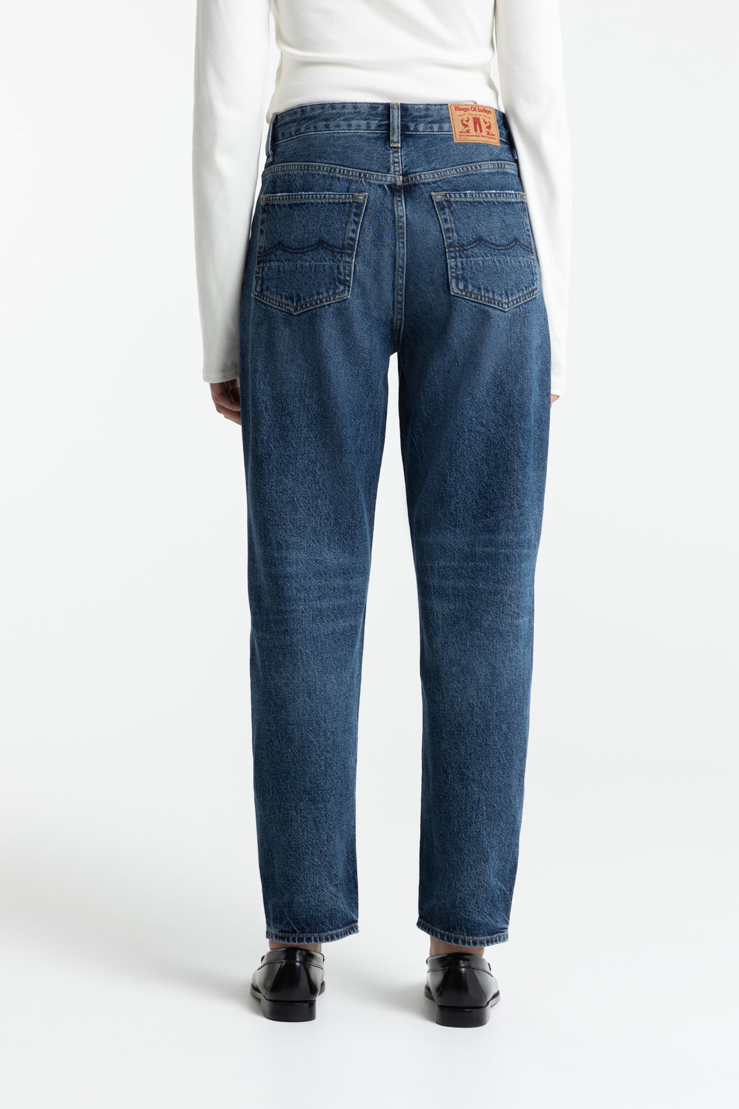 CAROLINE CROPPED JEANS ZINTARE DARK WORN 2