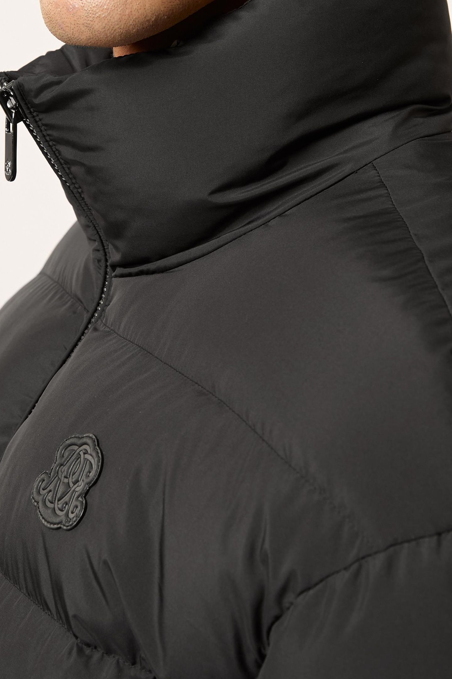 LS QUILTED PUFFER JACKET BLACK 5