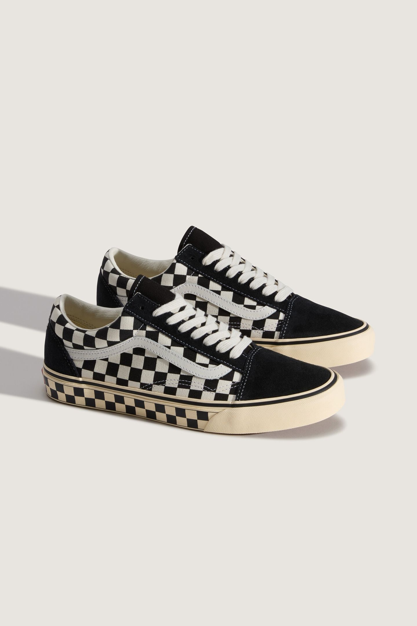 UNISEX OLD SKOOL CHECKERBOARD BLACK/MARSHMALLOW 3