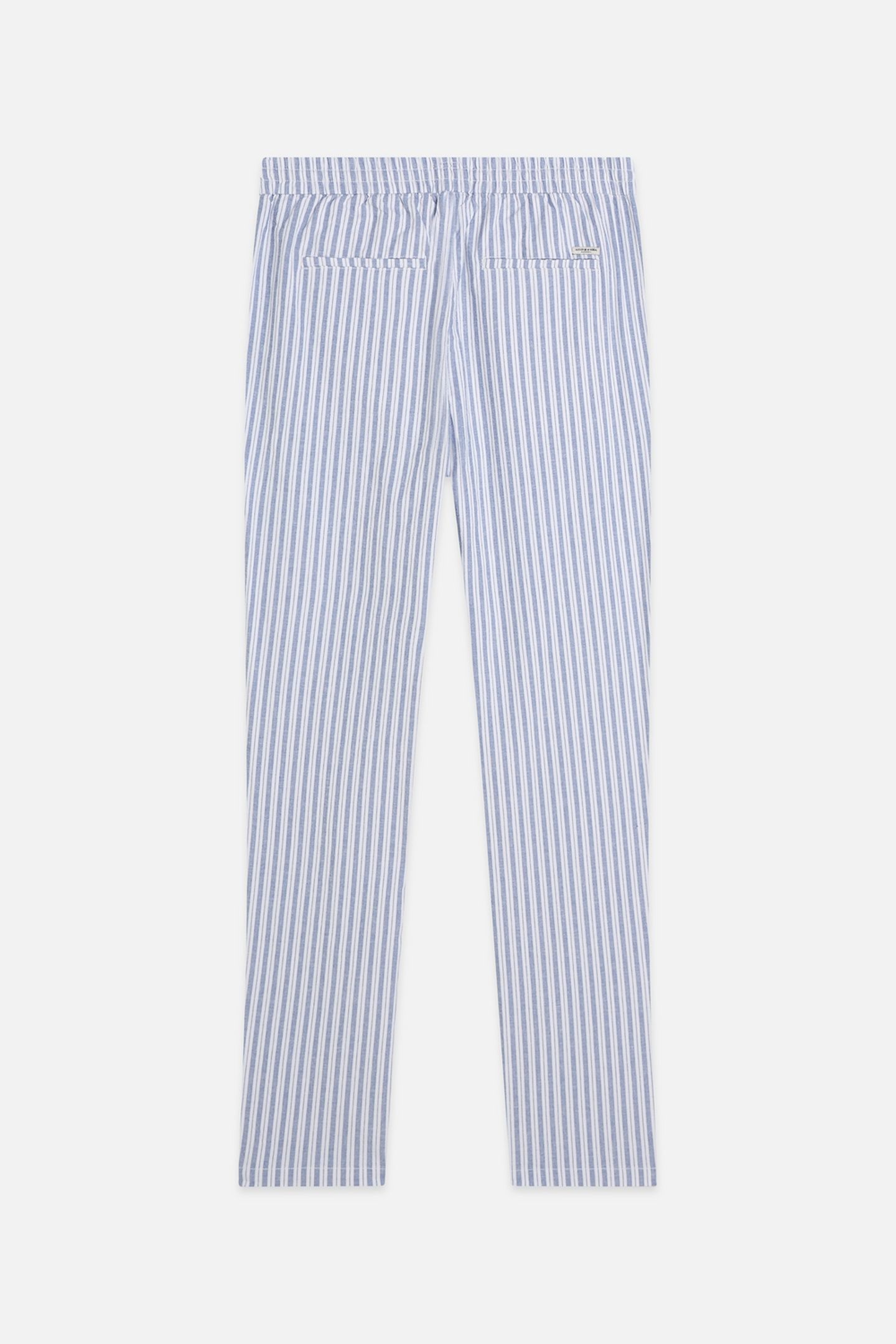 WARREN YARNDYED COTTON/LINEN REGULAR STRAIGHTFIT JOGGER NAVY 5