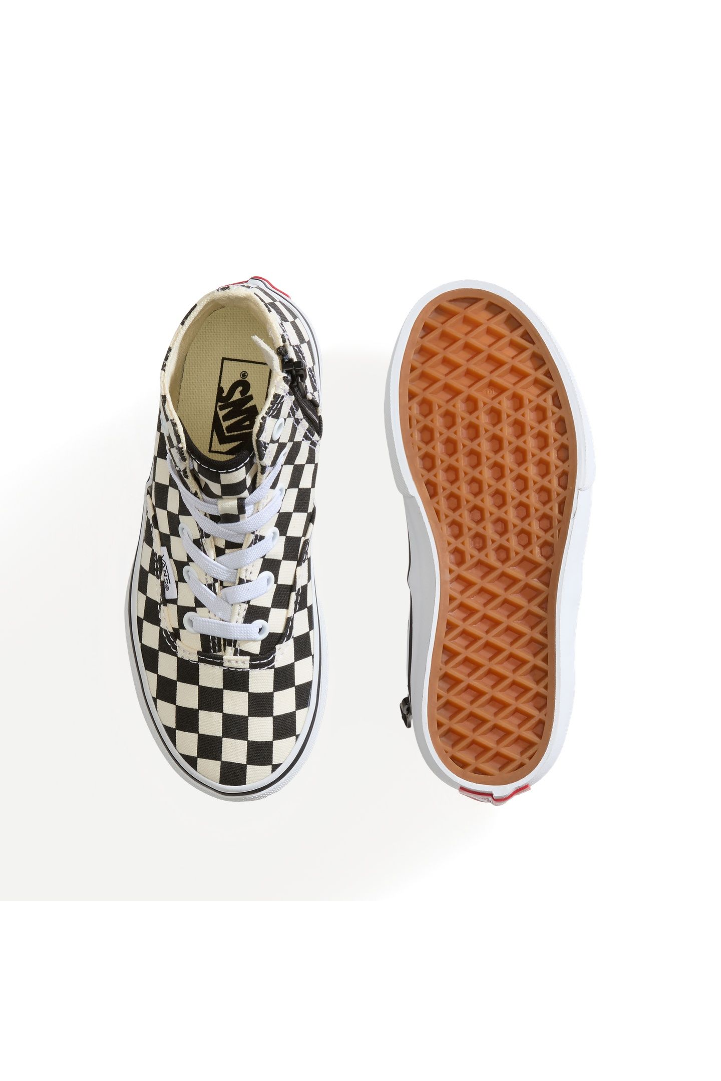 YOUTH UNISEX AUTHENTIC HI 2.0 ZIP CHECKERBOARD BLACK/TRUE WH 5