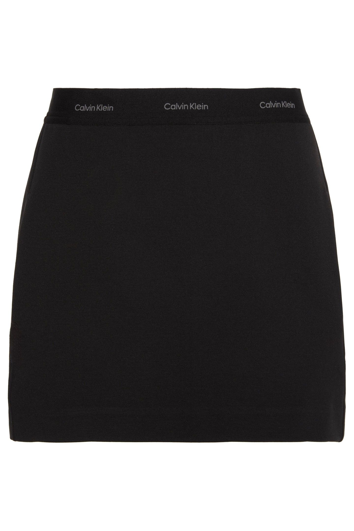 PONTE LOGO WB MINI SKIRT BLACK 2