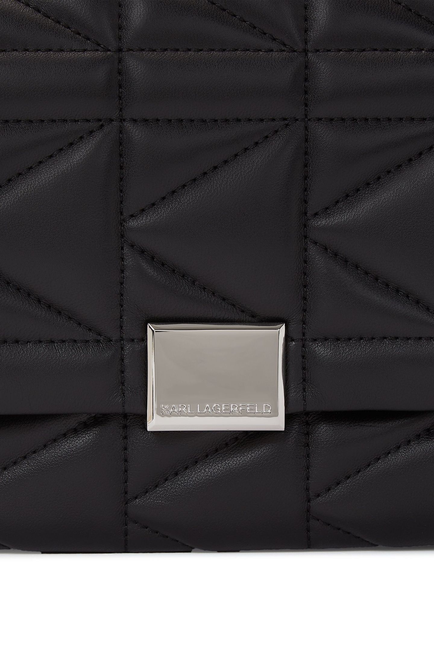 K/KUILT TOP HANDLE CROSSBODY BLACK-NICKEL 5