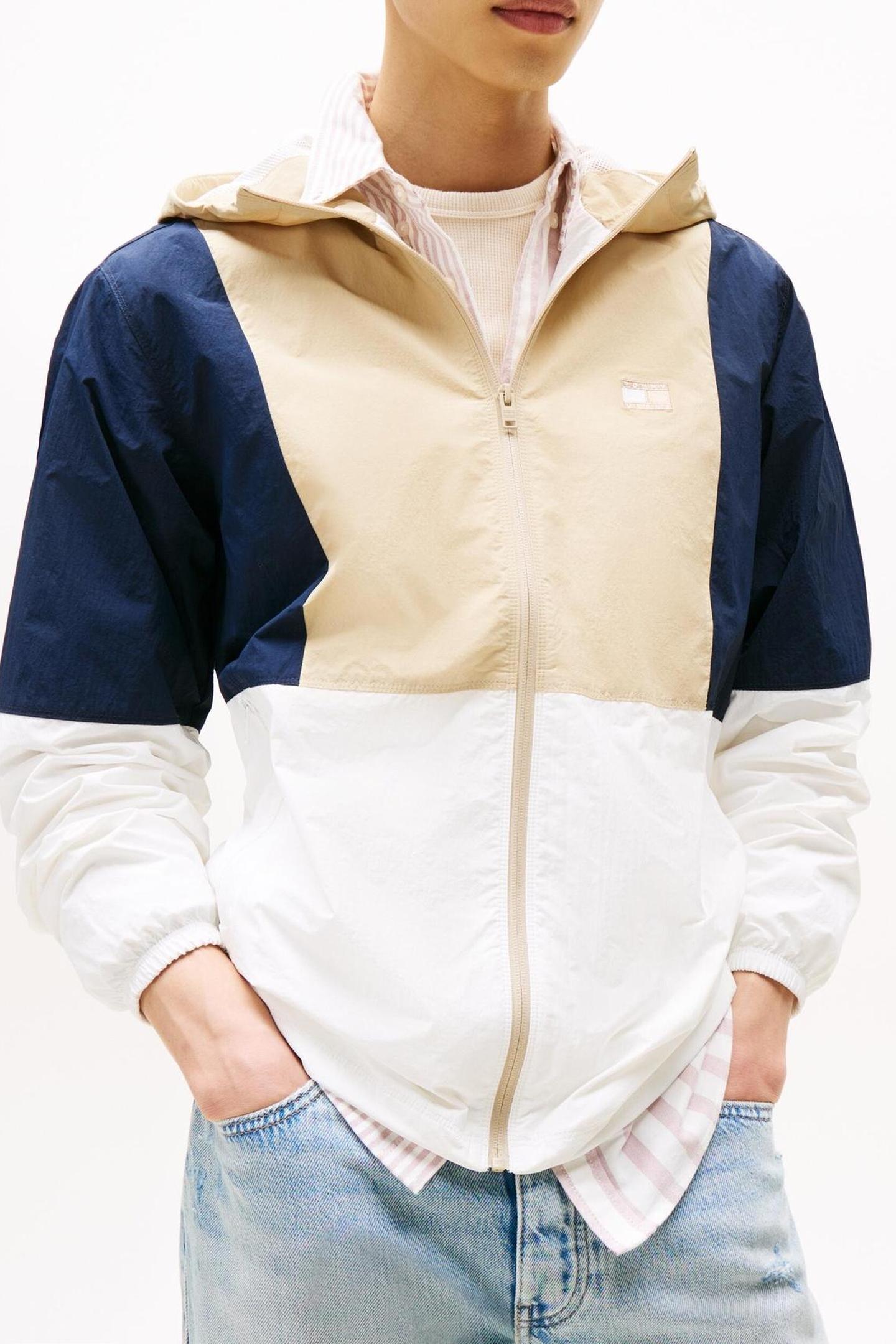 TJM CHICAGO WINDBREAKER ECRU/MULTI 8