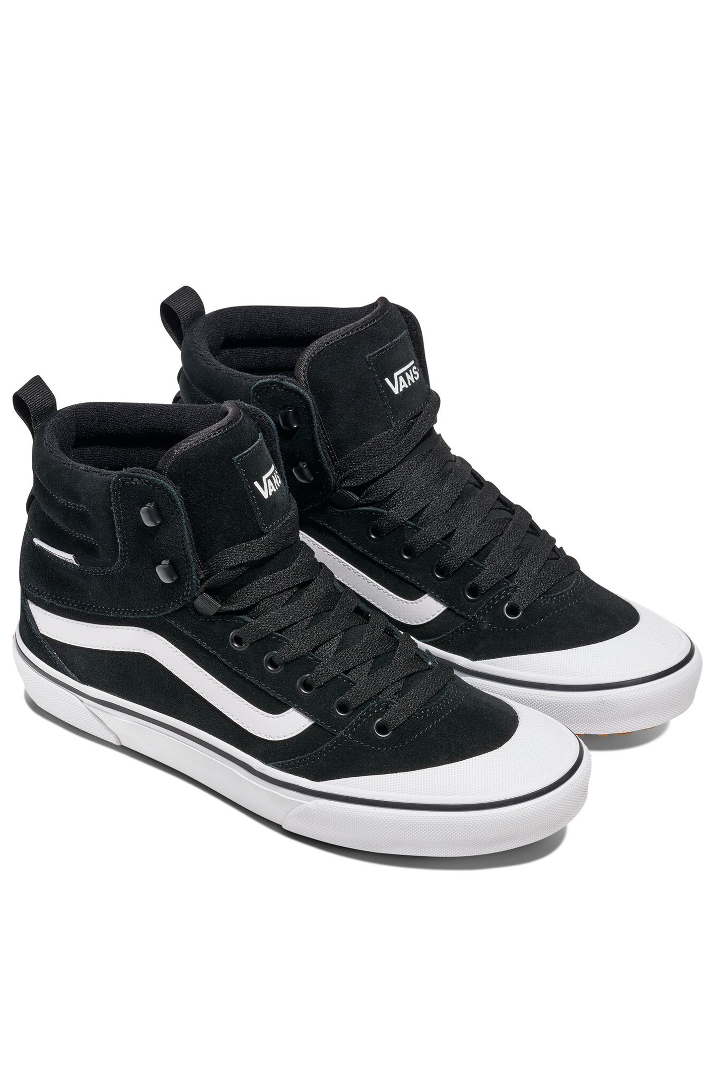 ASHWOOD HI VANSGUARD SUEDE BLACK/WHITE 1