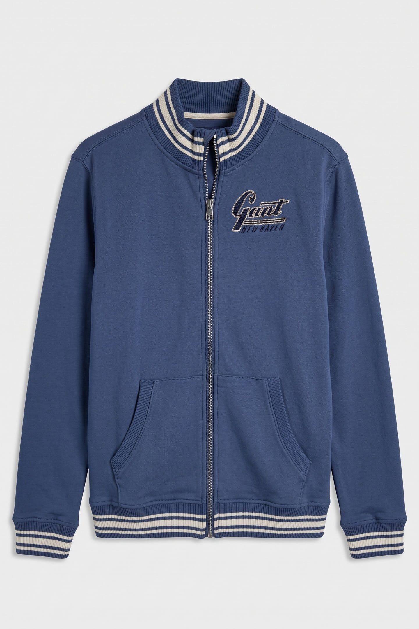 TEEN BOYS GANT NEW HAVEN TRACK JACKET VINTAGE BLUE 2