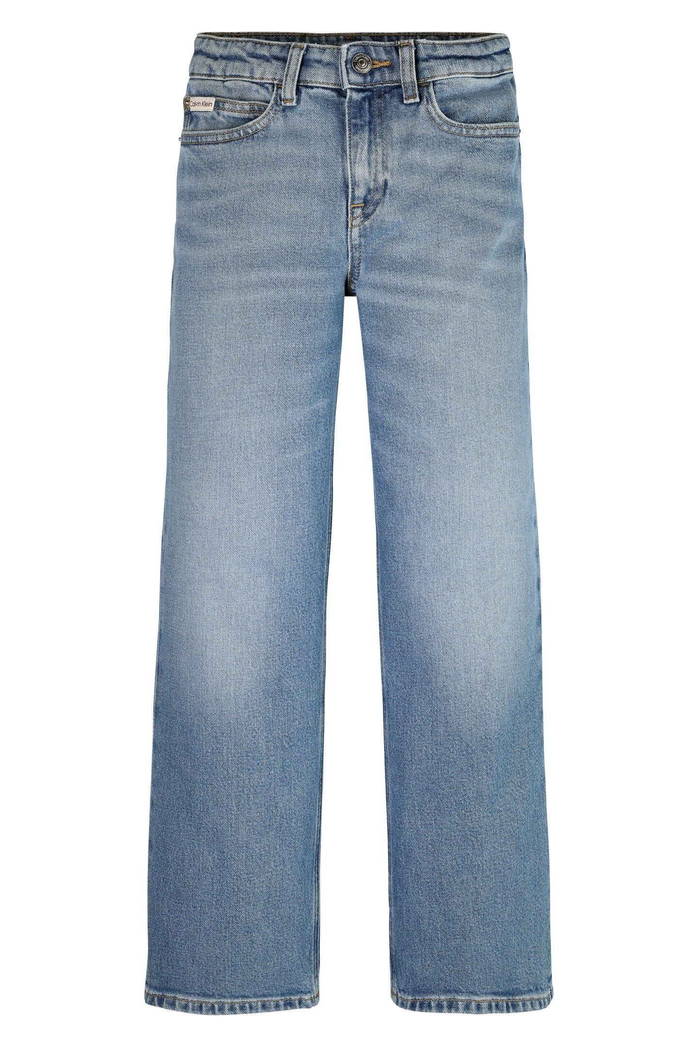 GIRLS HIGH RISE WIDE LEG CLOUDY BLUE 1