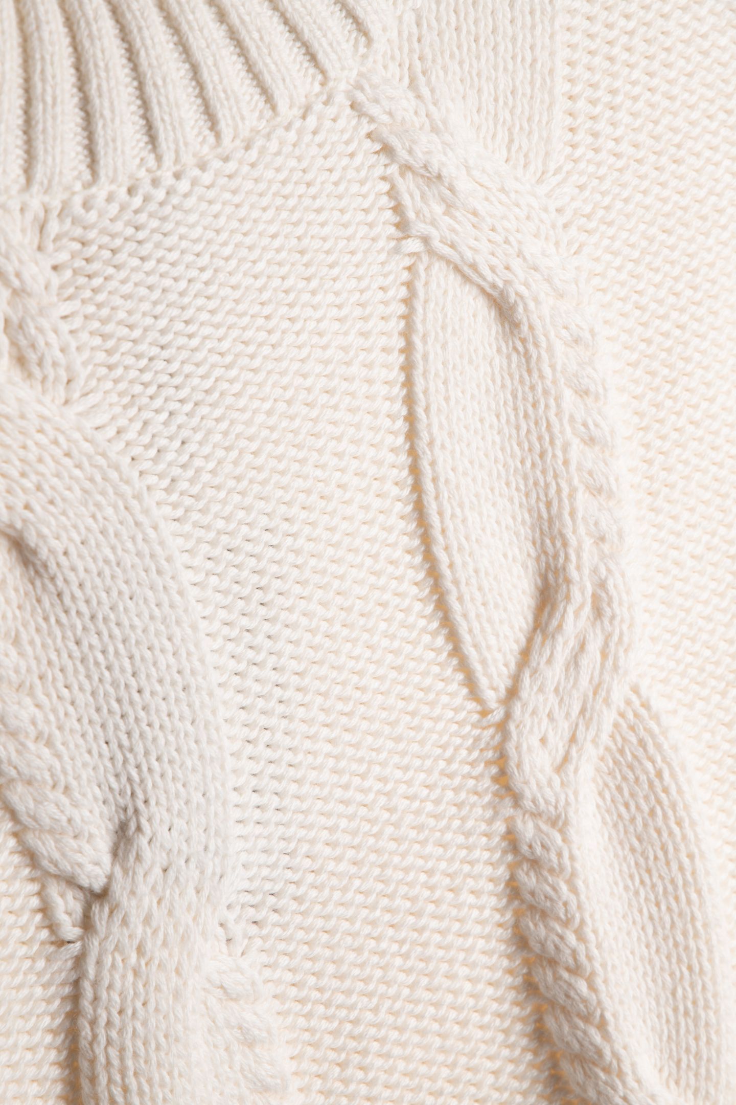 BOYS CHUNKY CABLE COTTON IVORY SILK 3