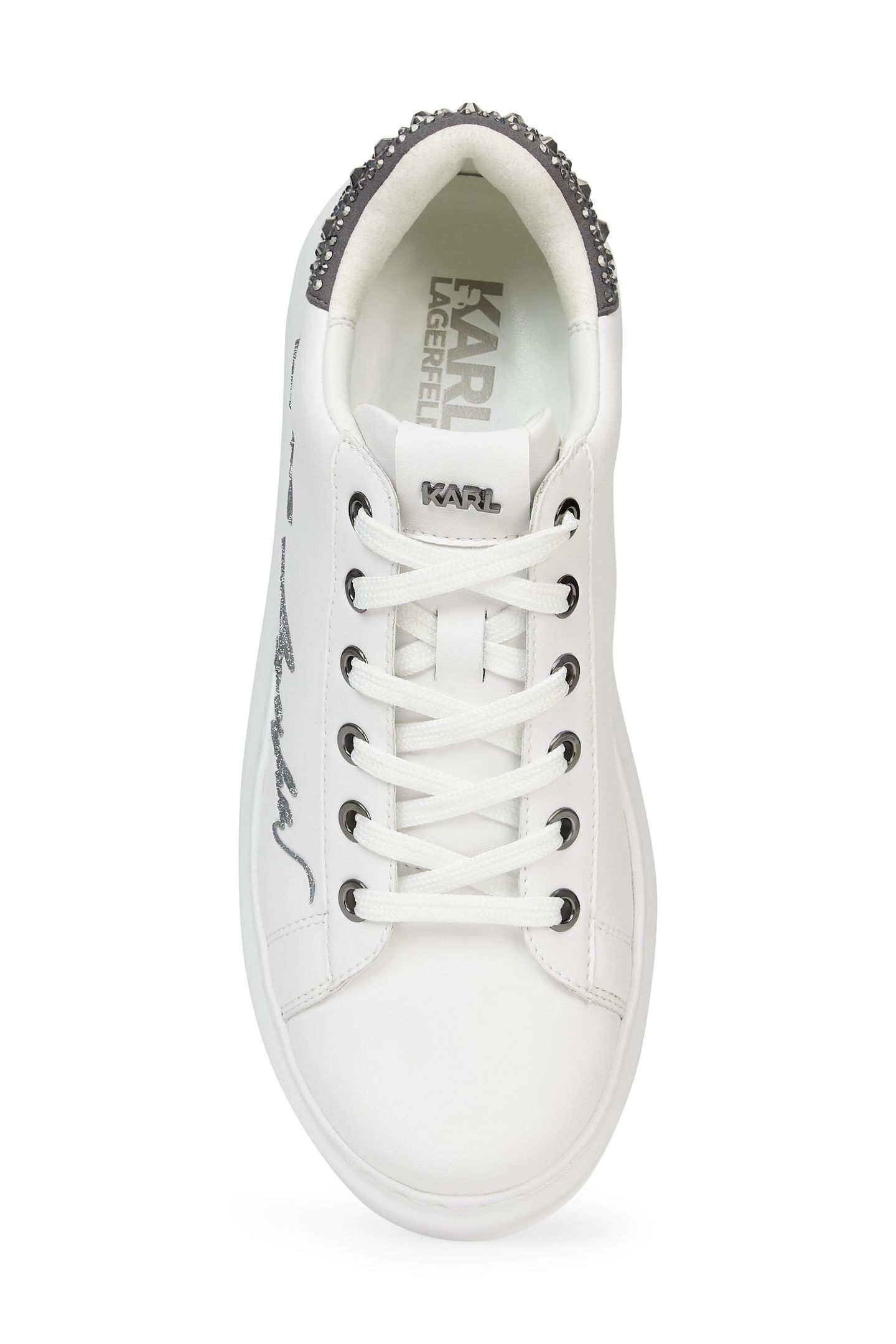 KAPRI SIGNATURE LO LACE WHITE/GUNMETAL 3