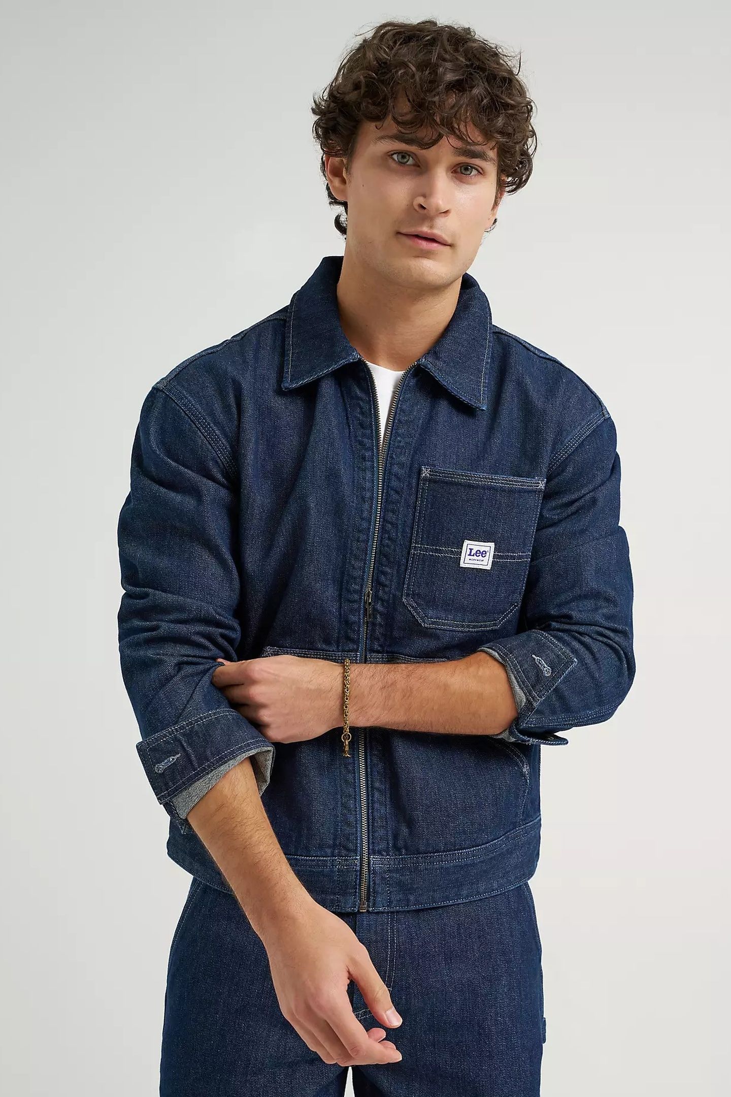 91W WORKWEAR JKT CYRUS REGULAR DENIM BLUE 1