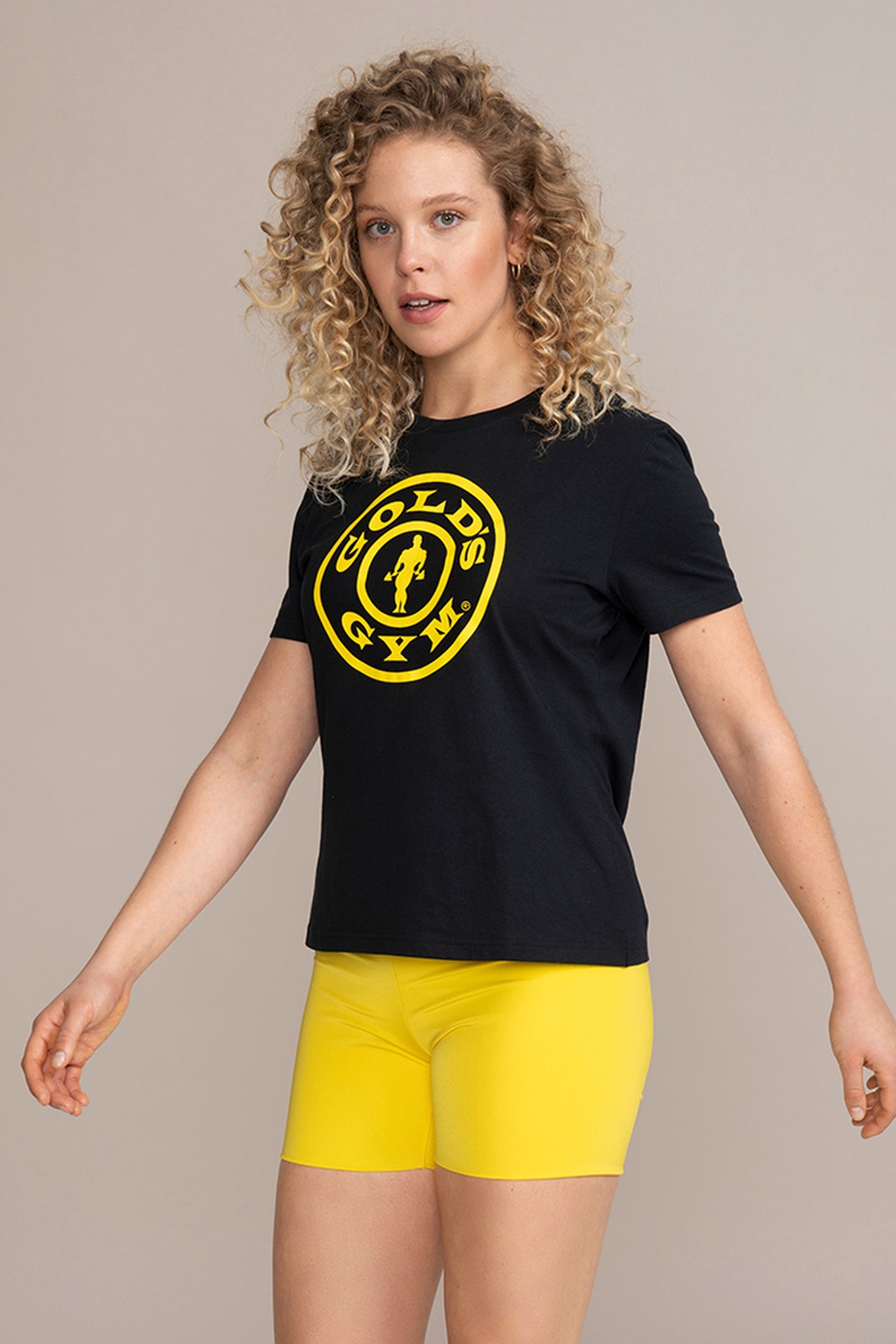 WEIGHT PLATE WOMEN'S RELAXED TEE BLACK 1