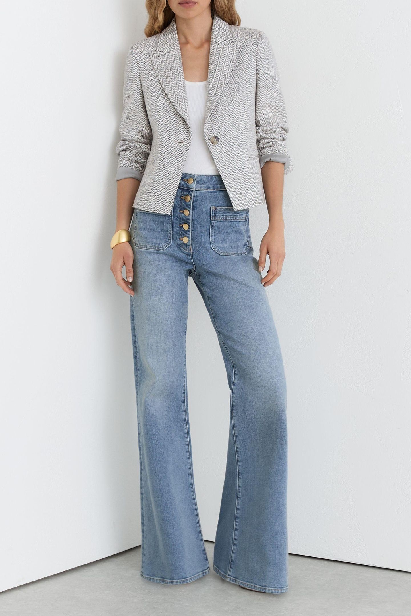 FLARE LEG JEAN LIGHT BLUE 2