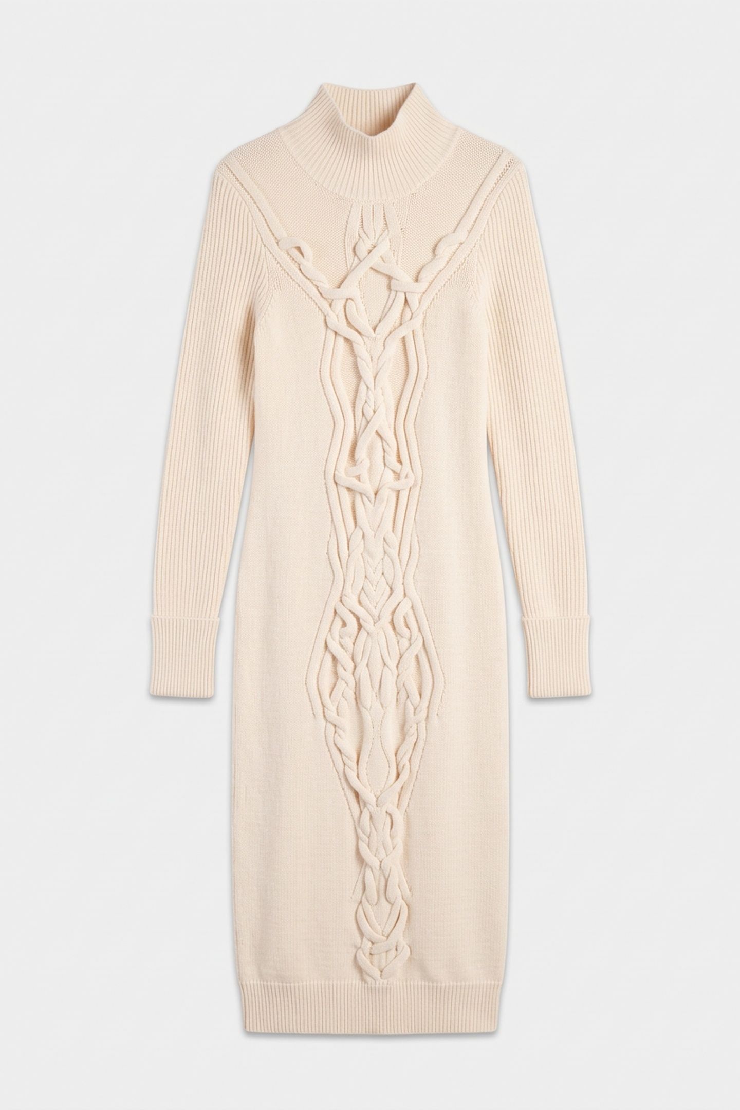 ADRIENNE DRESS ECRU 3