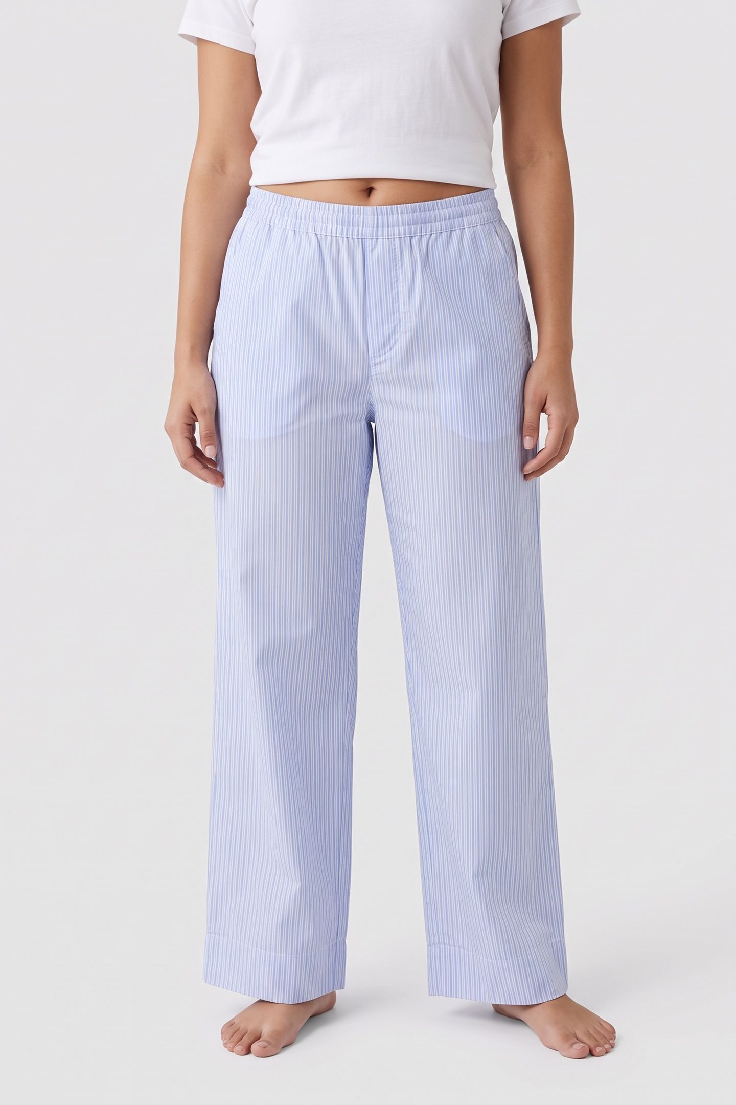 PAJAMA TROUSERS LIGHT BLUE 1