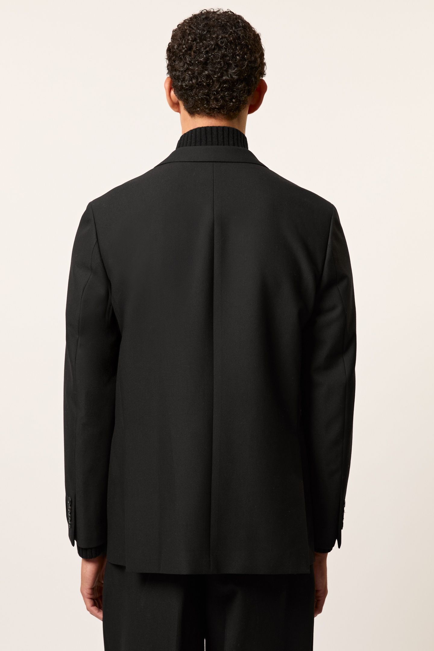 SB 2B NOTCH OVERSIZED BLAZER BLACK 2