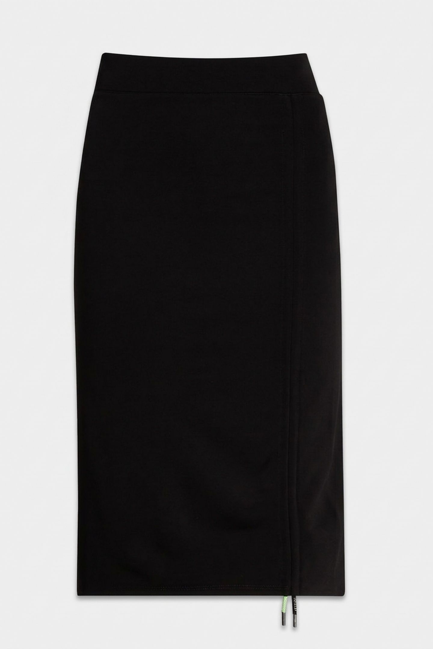 BRANDED CORD SKIRT BLACK 6