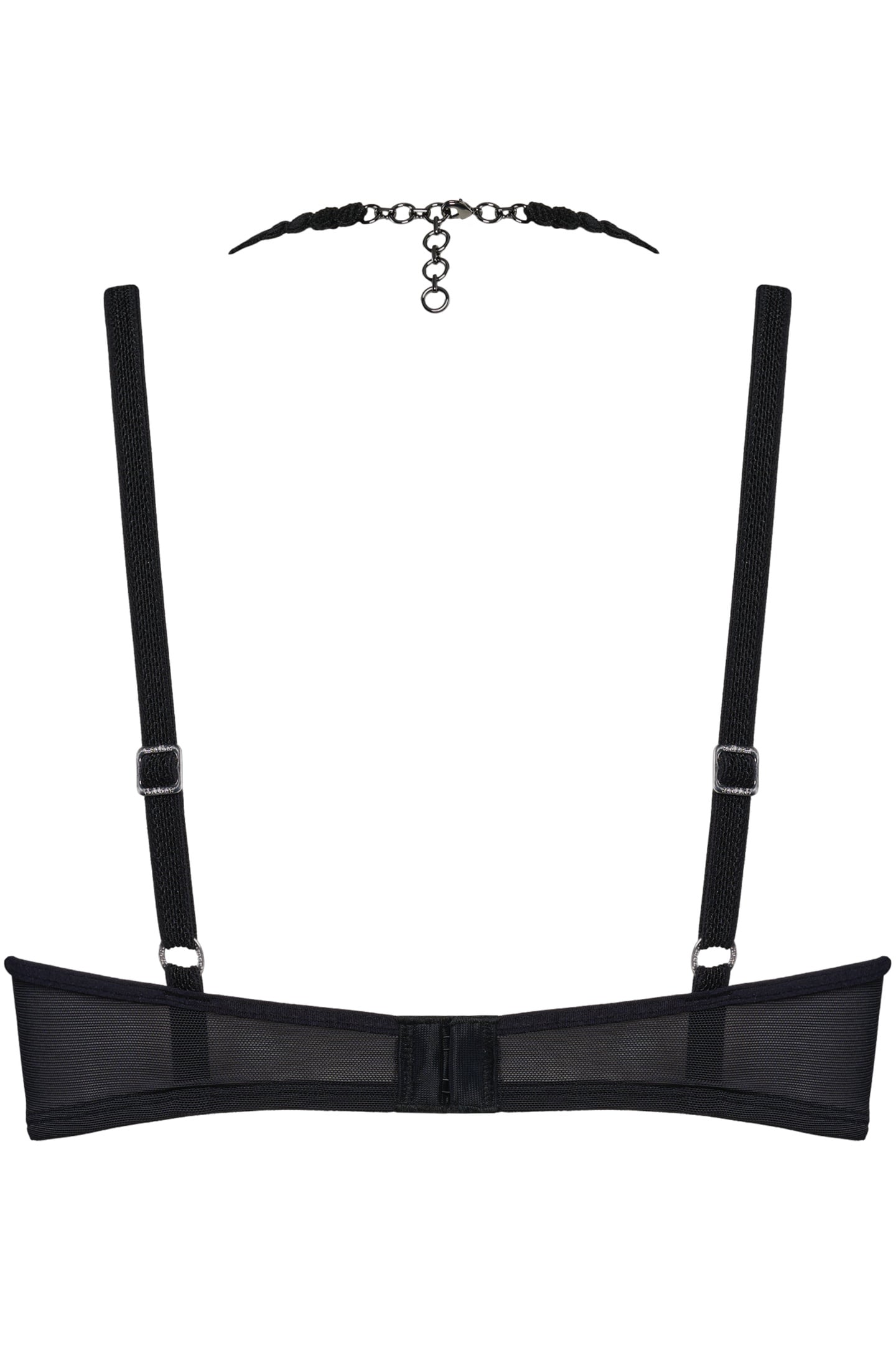 THE MAURITSHUIS BLACK PLUNGE BALCONY BRA 4