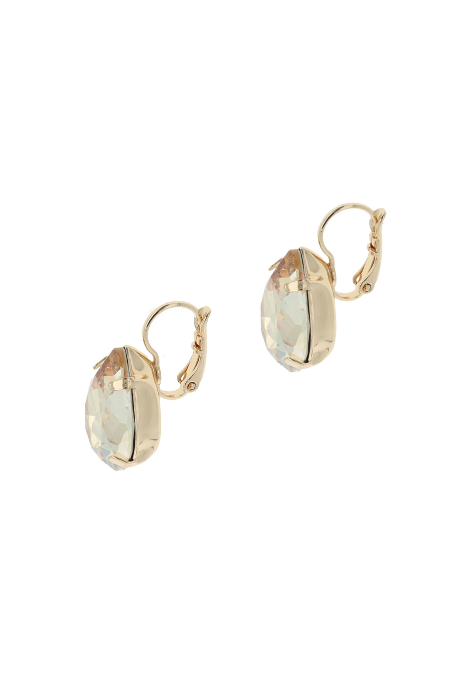 GOLDEN DROP CRYSTAL EARRINGS GOL, CRYSTAL 3