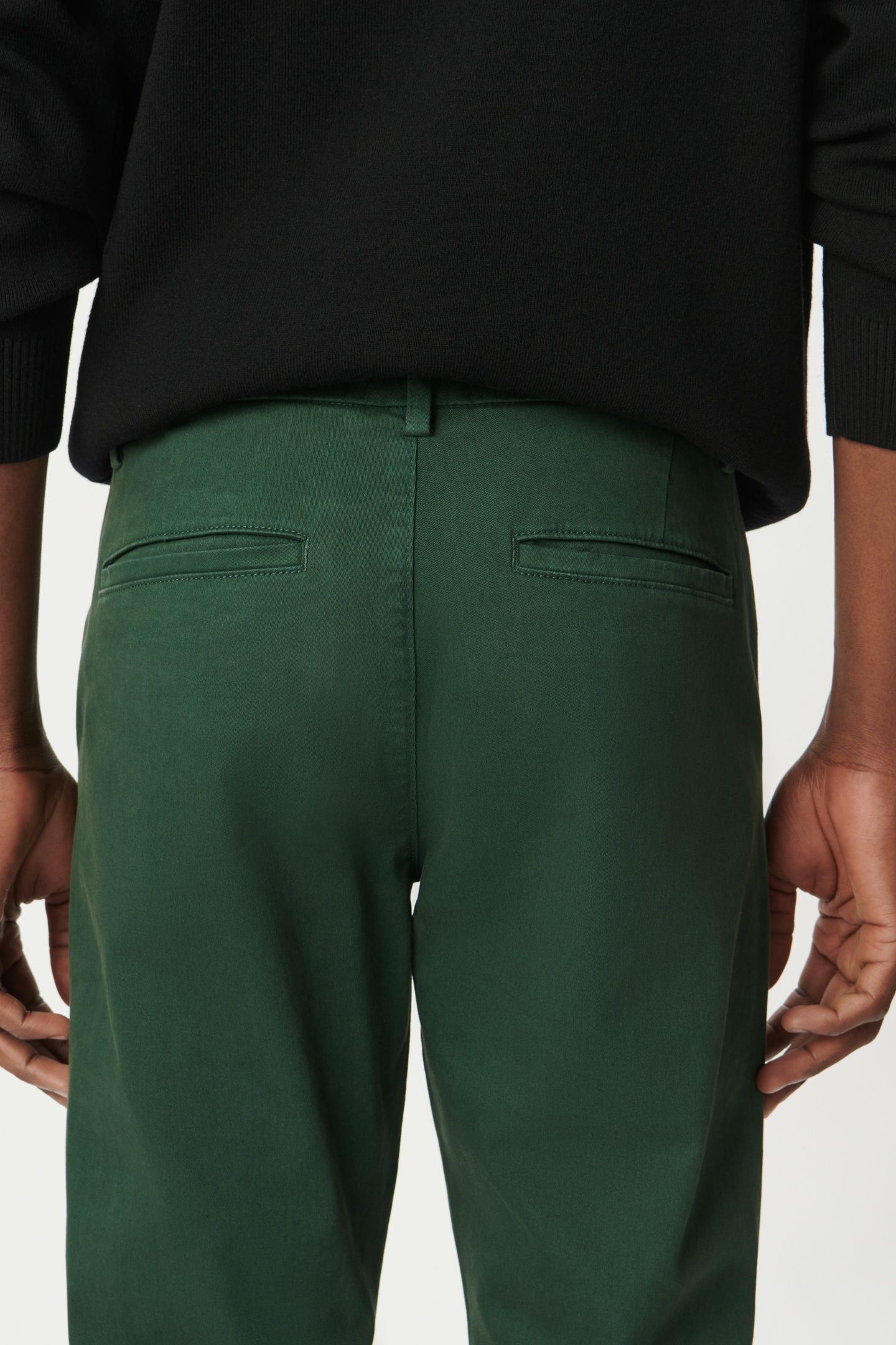 GREEN SLIM CHINOS 6