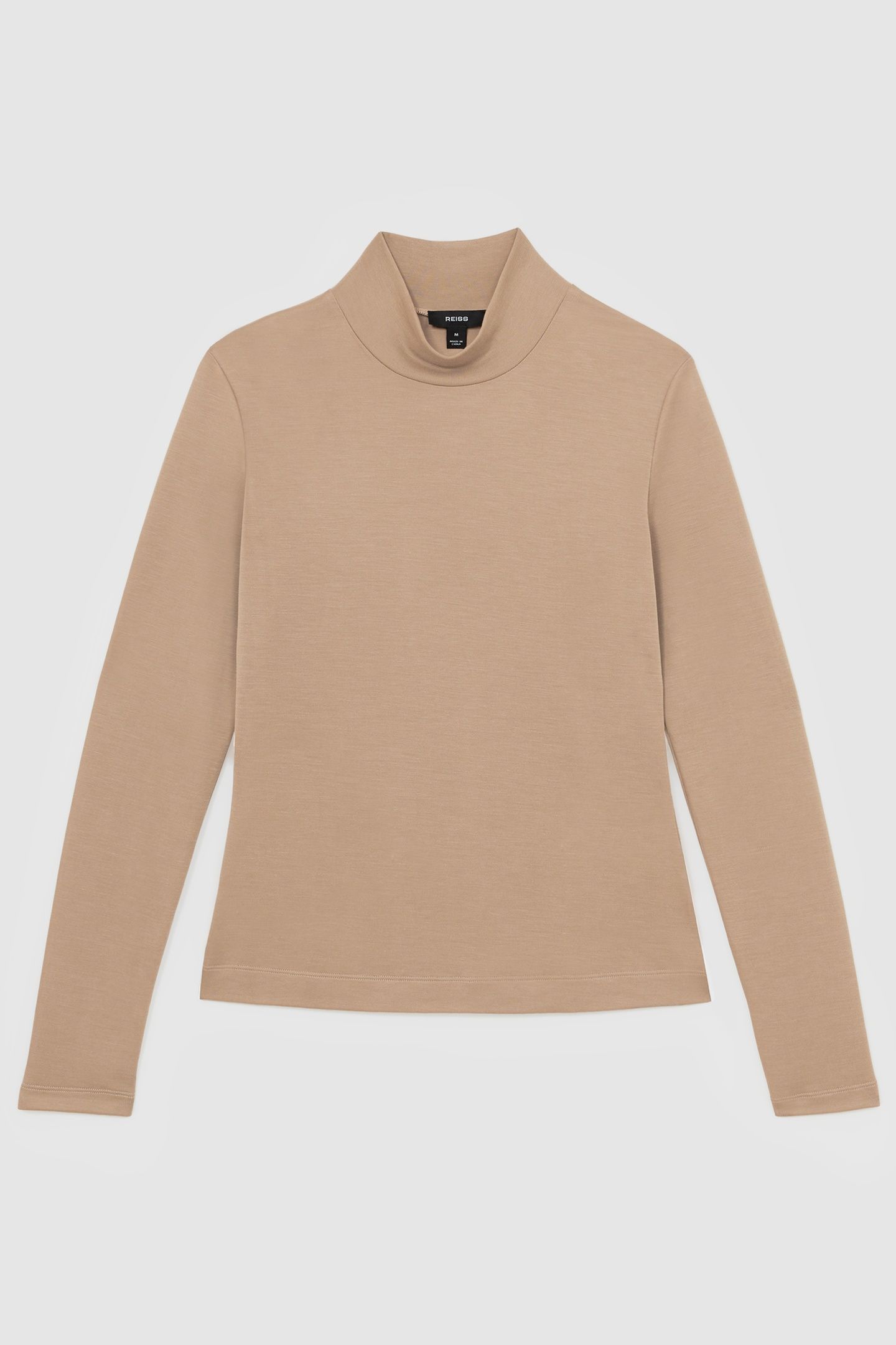 FUNNEL NECK TOP CAMEL 5