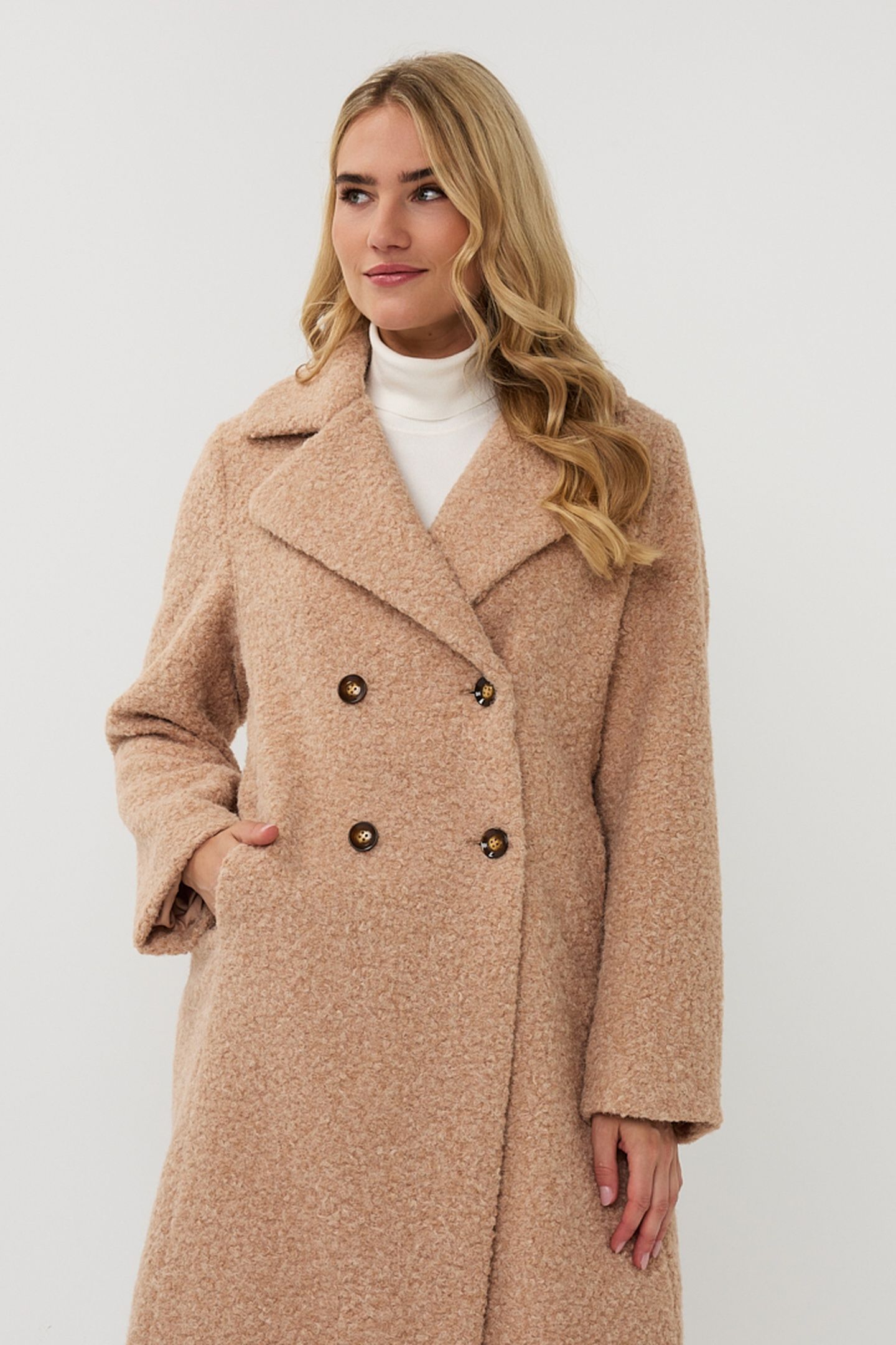 COAT BOUCLE SAND 2