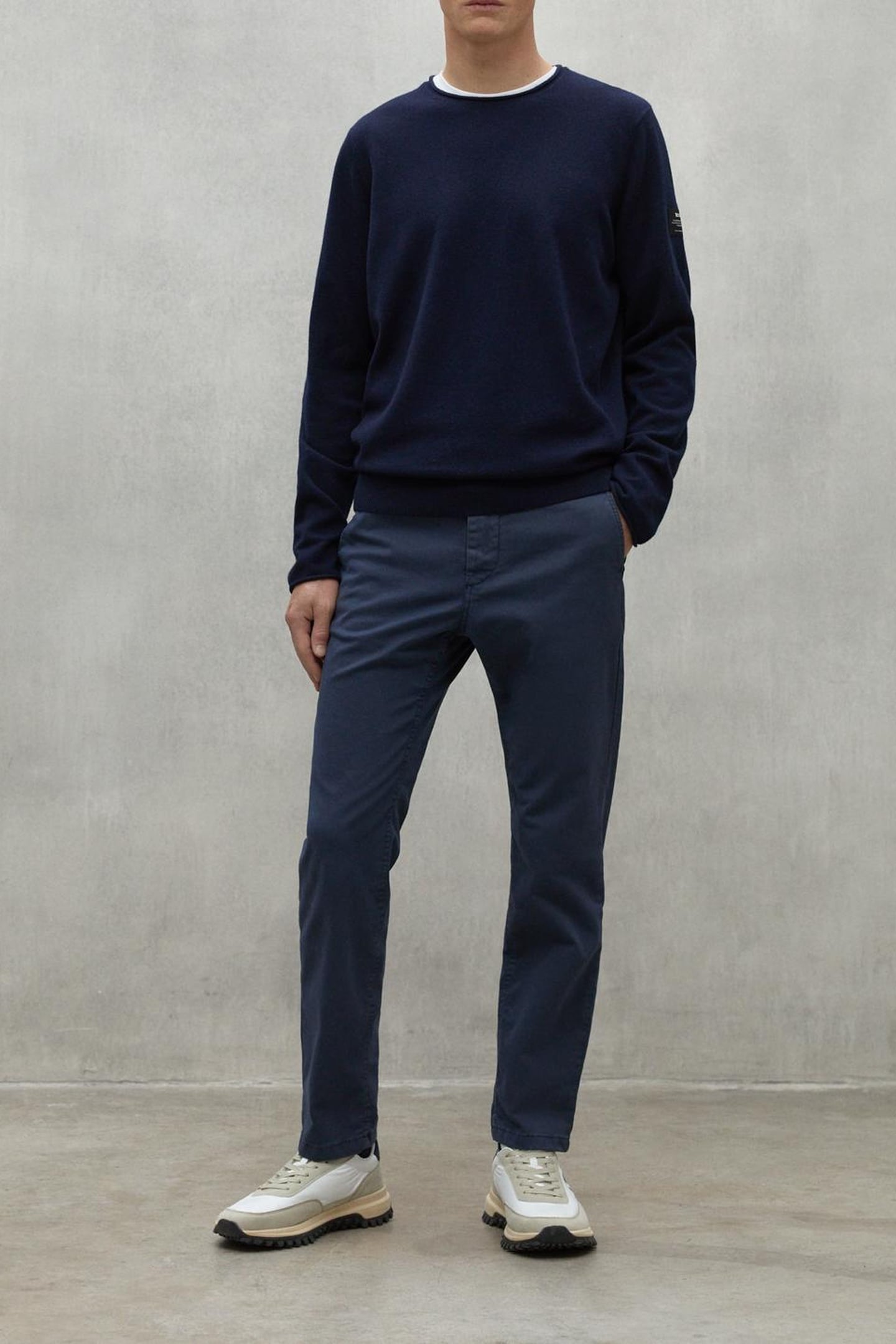 ETHICAALF WINTER PANTS DEEP NAVY 3