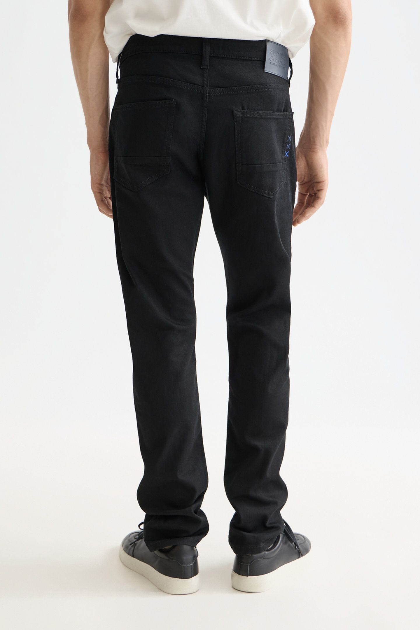 RALSTON REGULAR SLIM-FIT JEANS BLACK 2