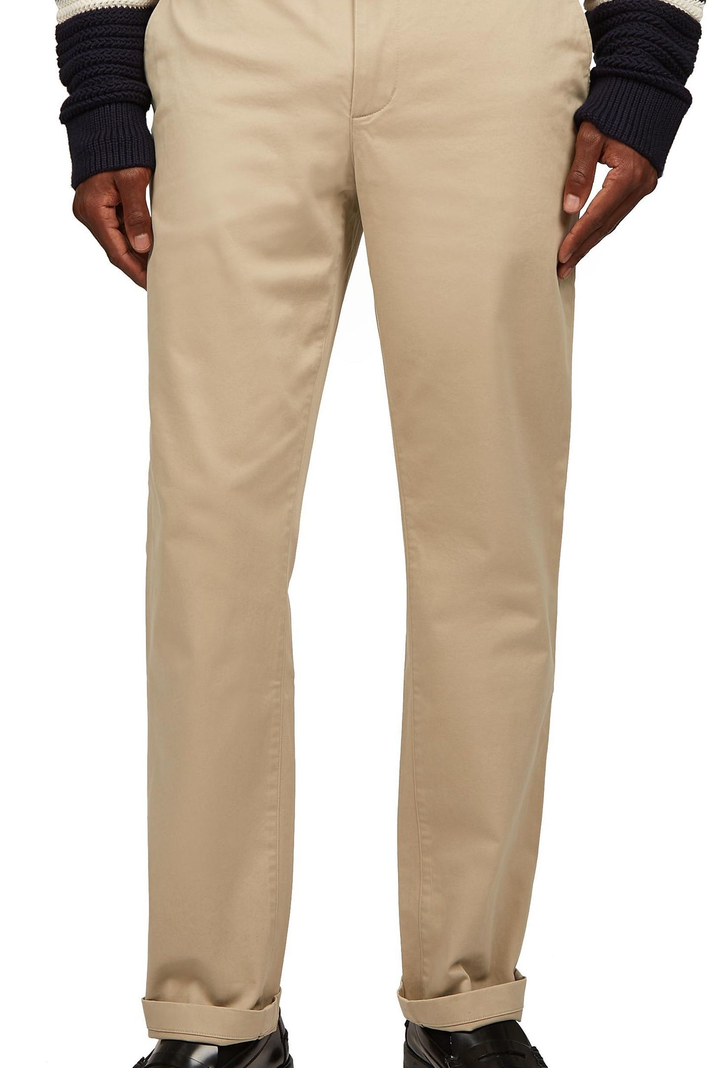 DENTON CHINO SATIN BATIQUE KHAKI 1