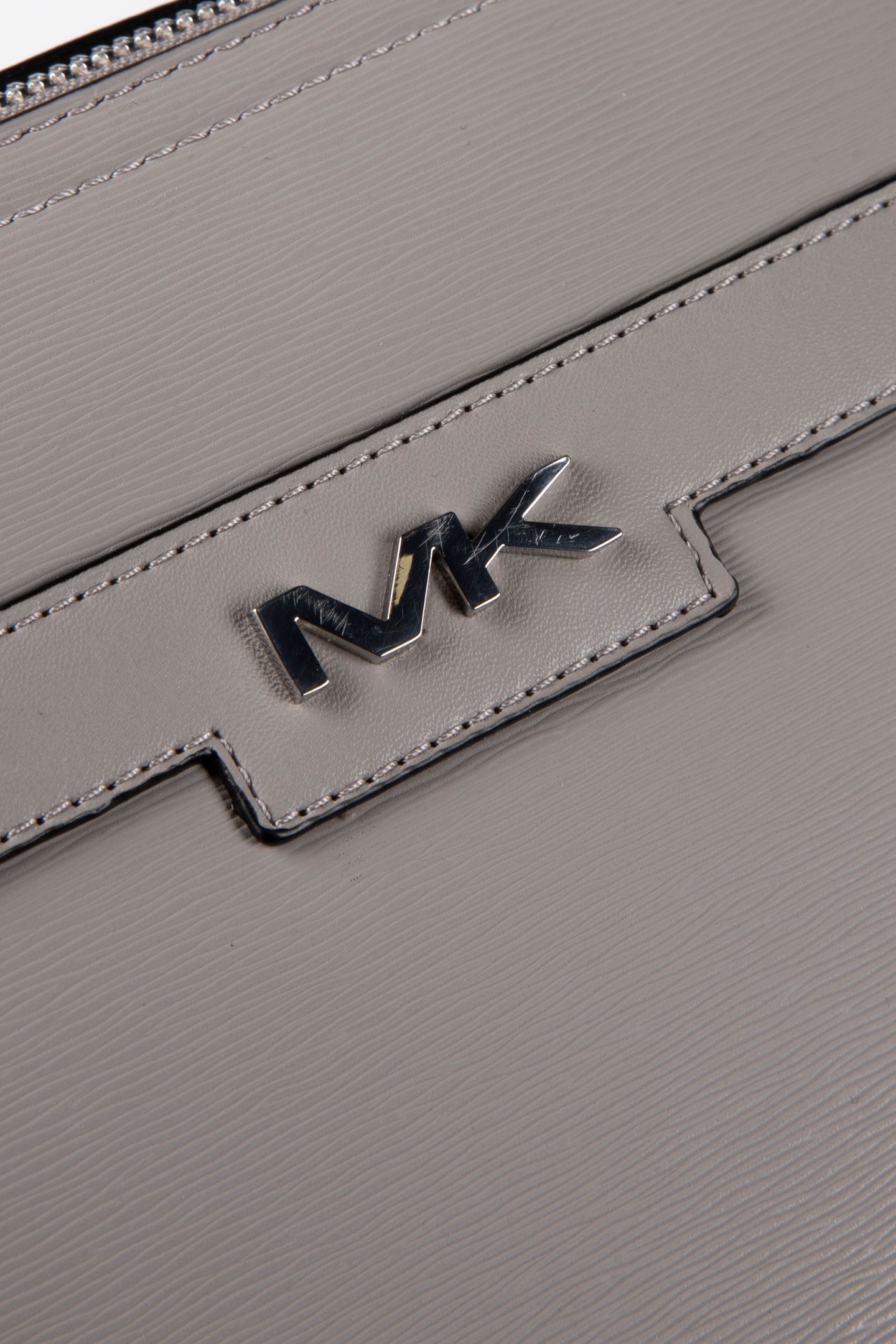 EMBELLISHED MAP BAG PEARL GREY 4