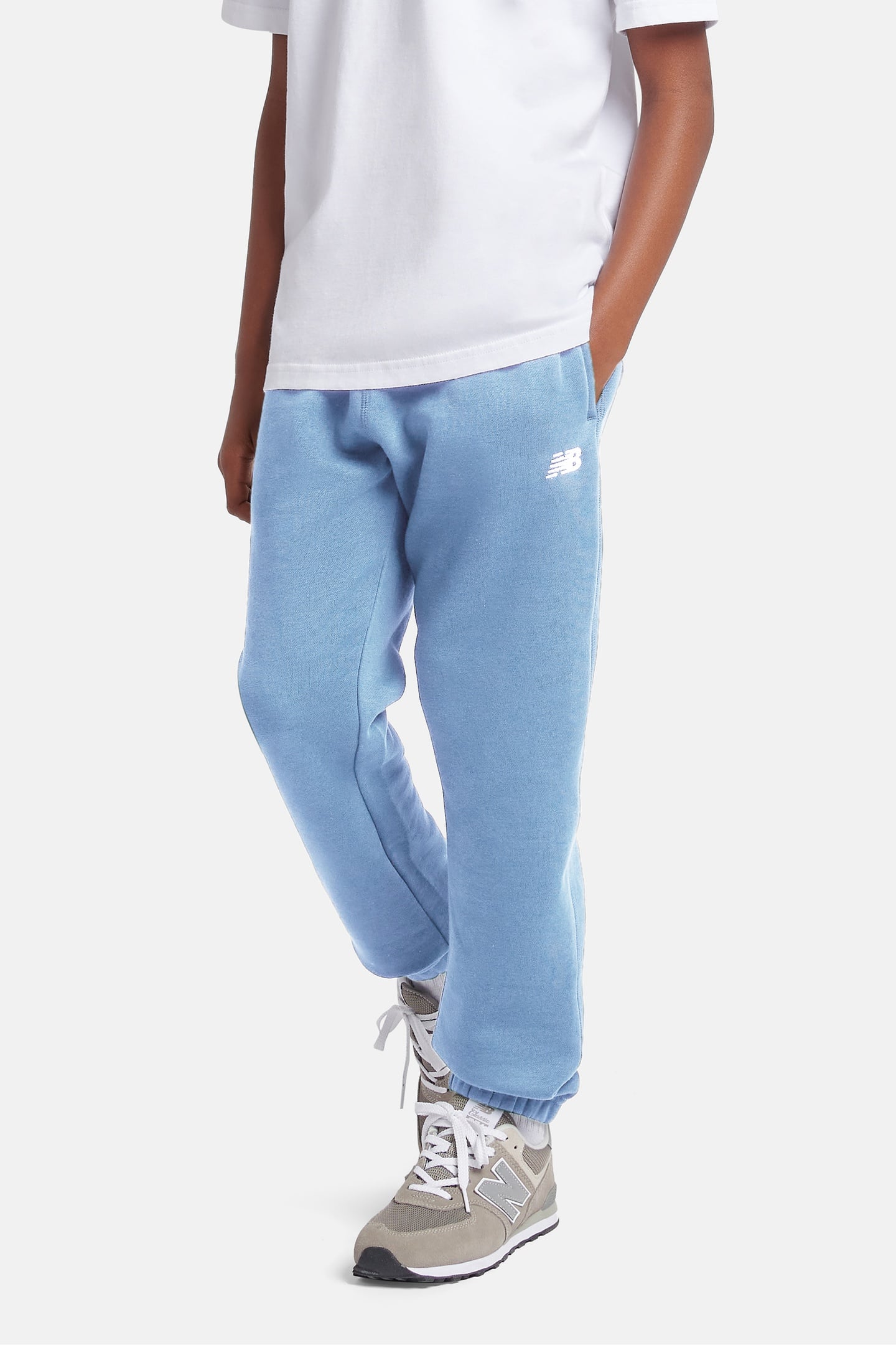 BOYS BRUSH BACK SMALL LOGO JOGGER 1