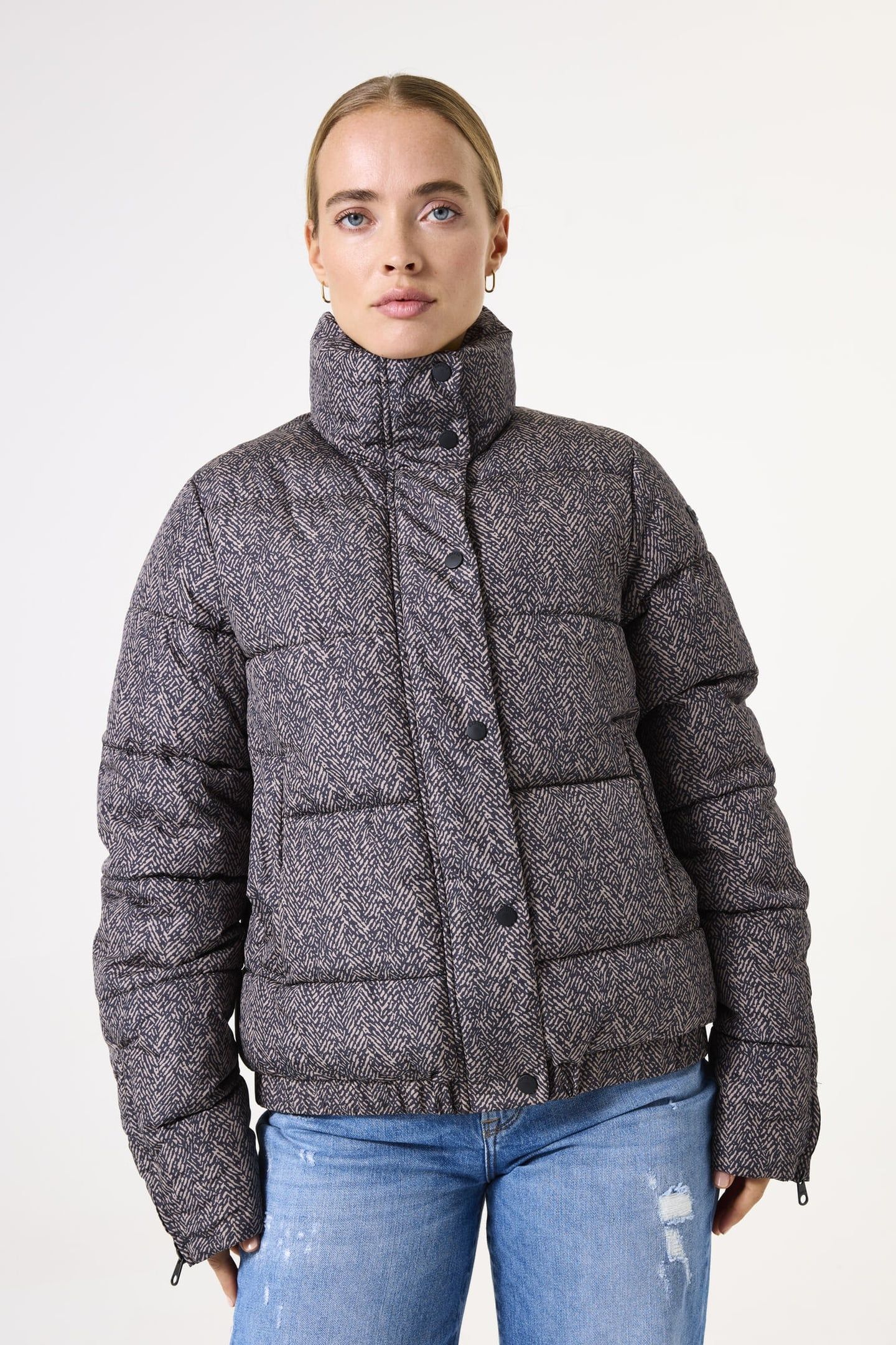 LADIES OUTDOOR JACKET WINTER TAUPE 2