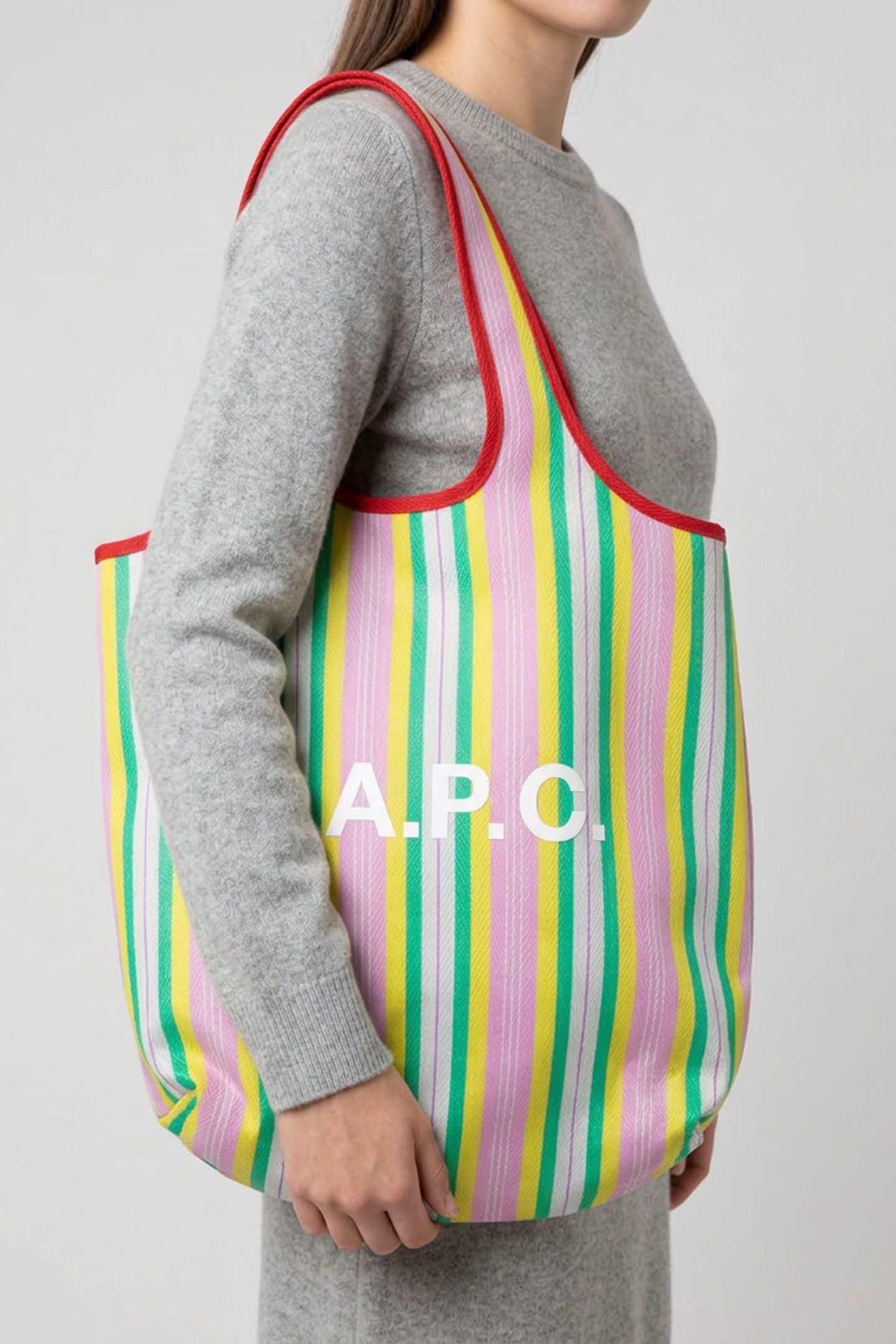 UNISEX TOTE NINON PINK/MULTICOLOR 3