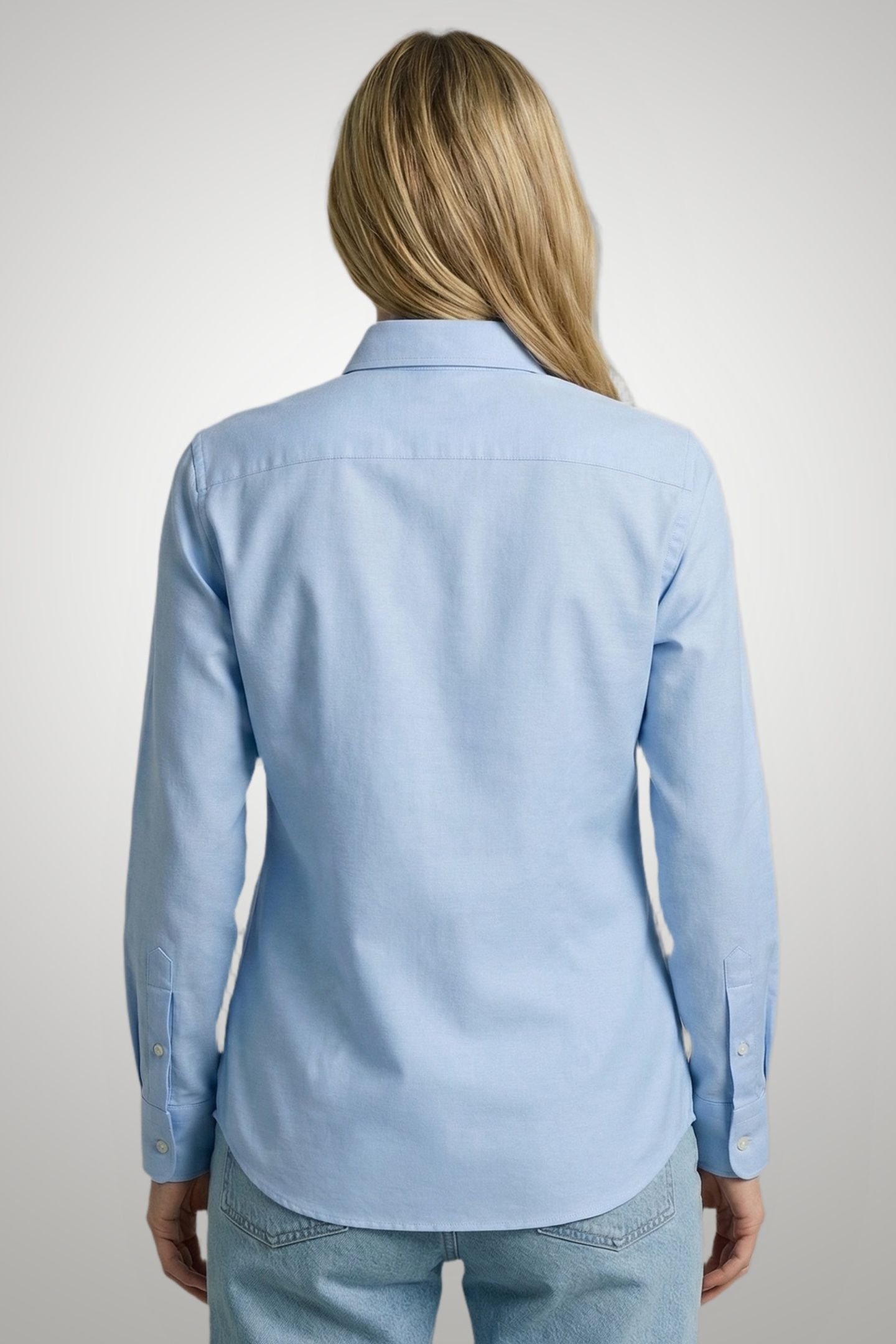 SOLID STRETCH OXFORD SHIRT LIGHT BLUE 3