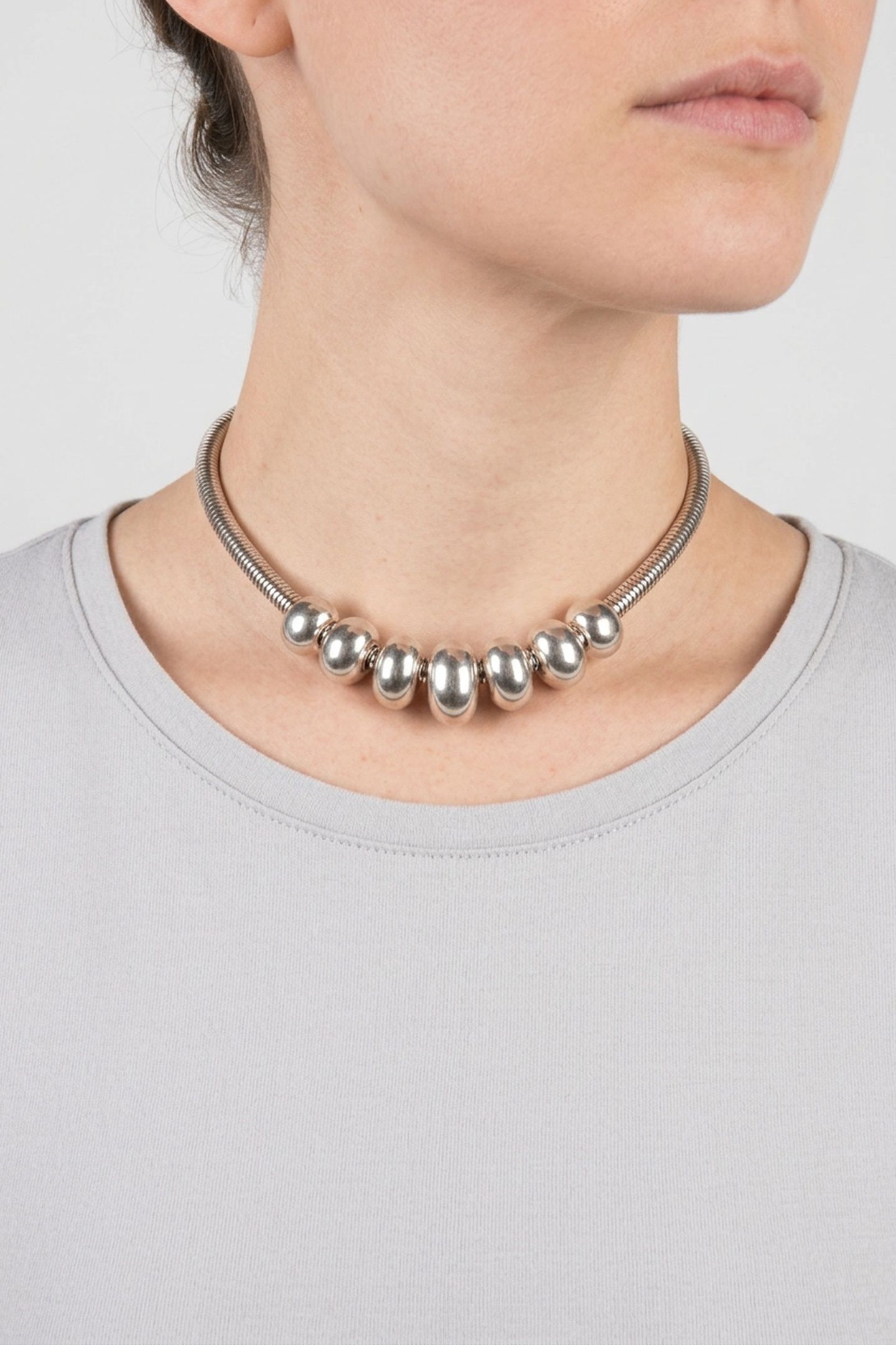 NECKLACE BIJOUX SILVER 1