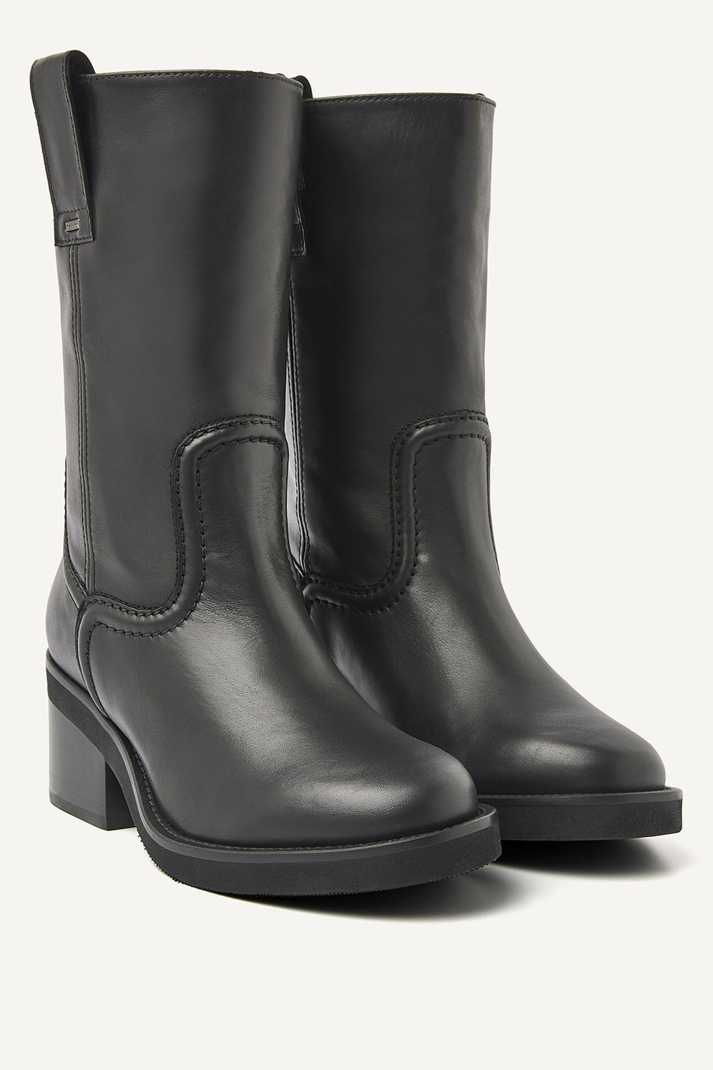 CASSY SLOUCH BLACK LEATHER 2