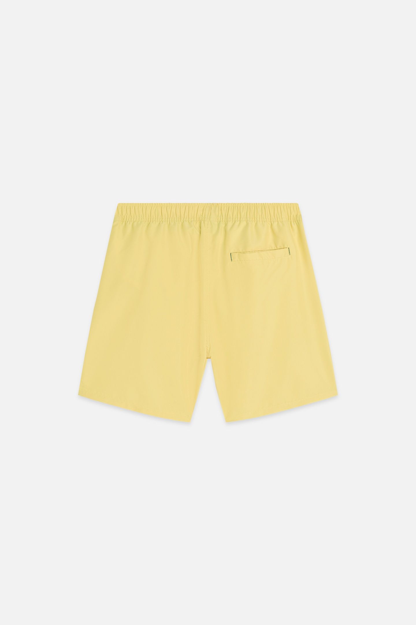 SOLID MIDLENGTH SWIM SHORTS MED YELLOW 5