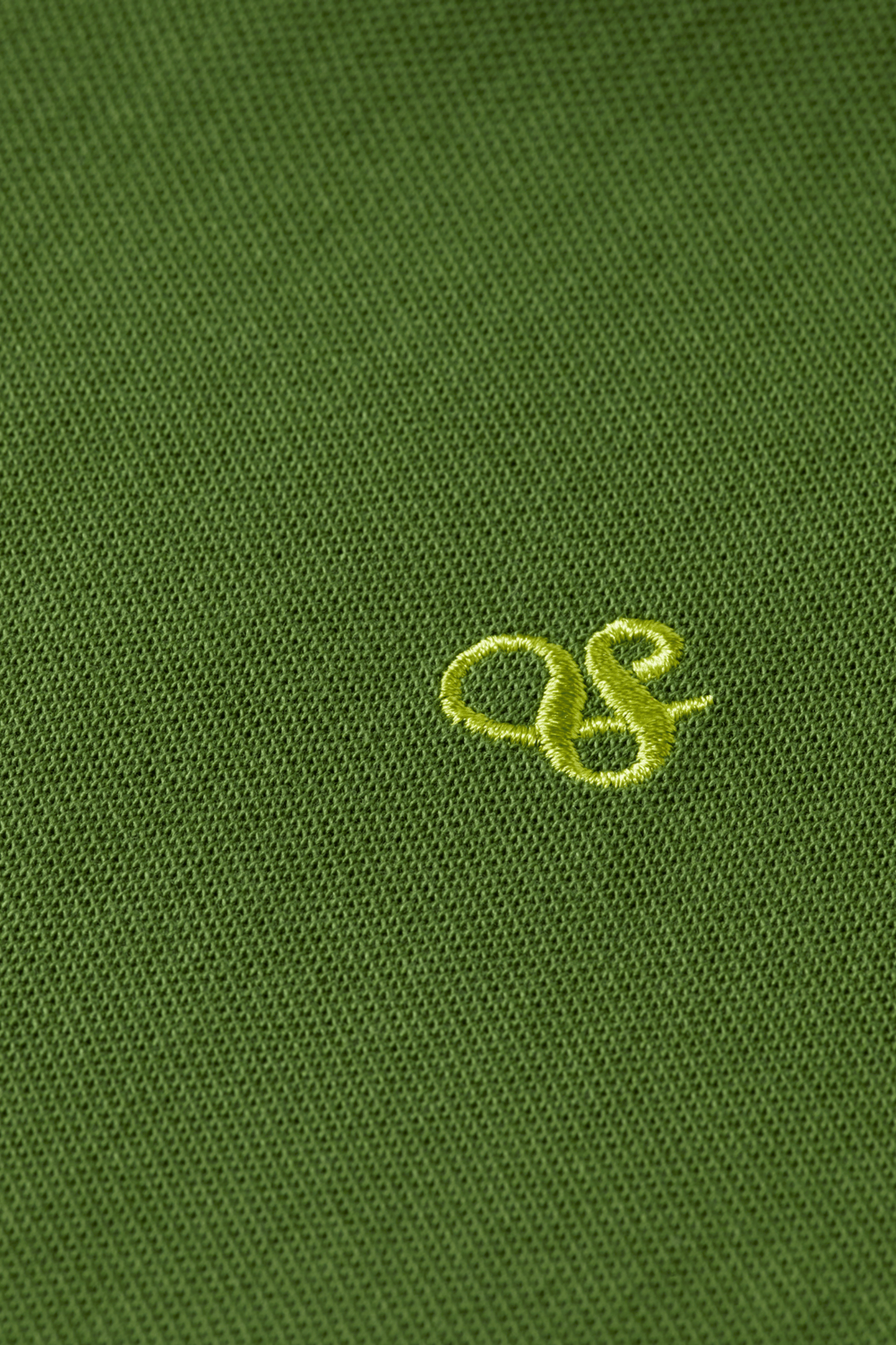 SEASONAL CORE PIQUE CHEST LOGO POLO DARK GREEN 7