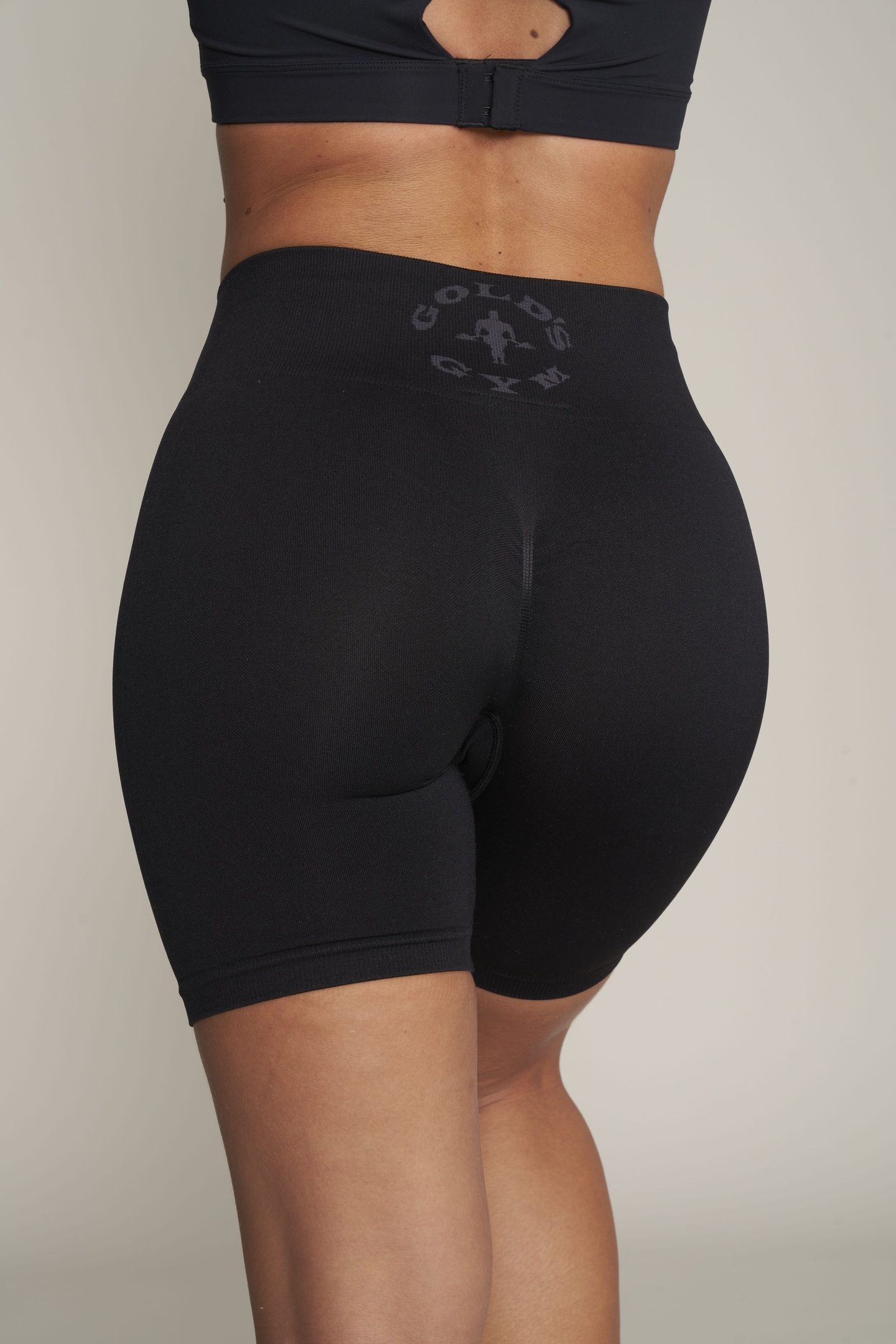 LADIES SEAMLESS SHORTS - MICHELLE BLACK 5