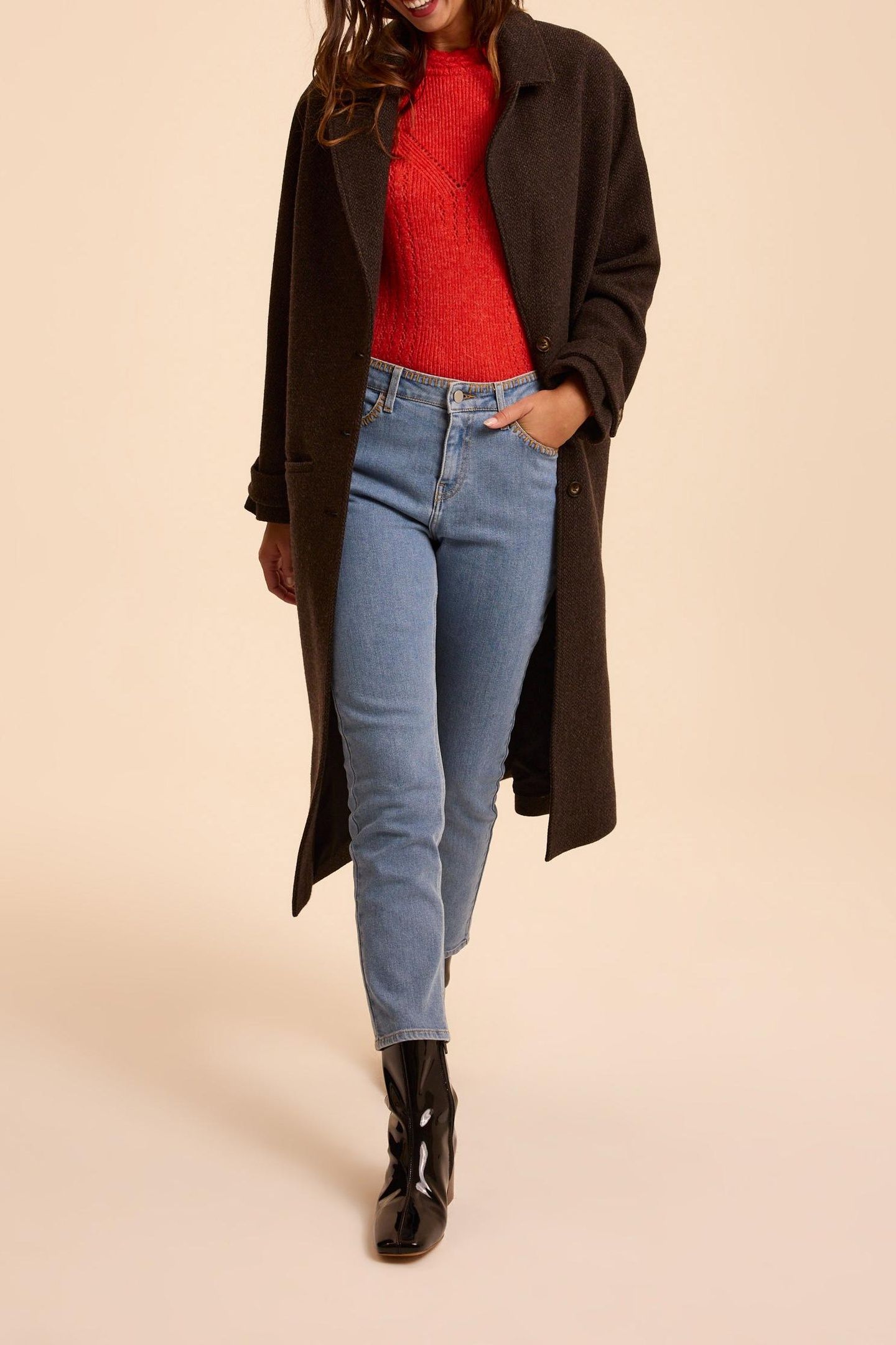 STRAIGHT BLUE JEANS HELENA 4