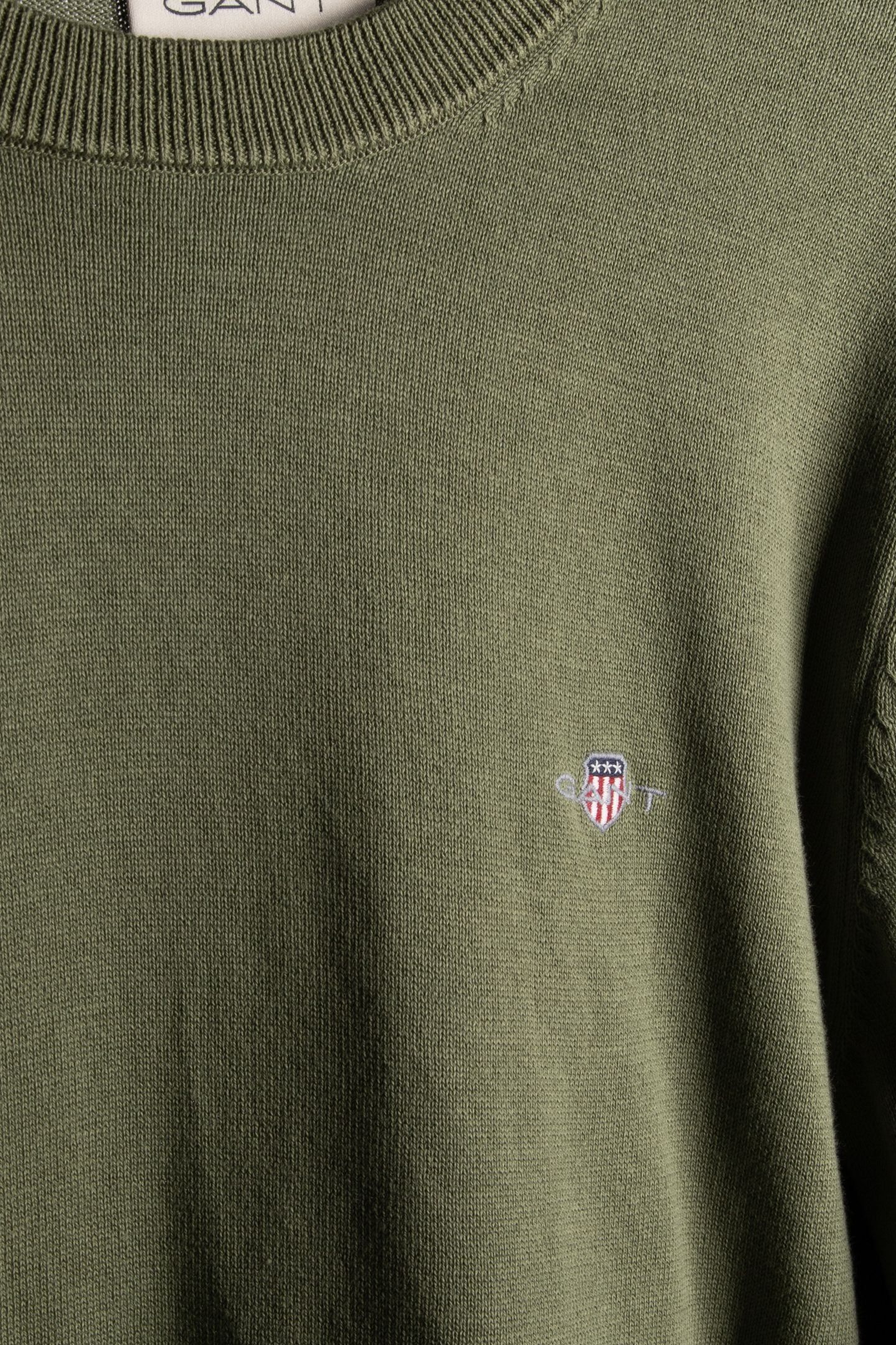 CLASSIC COTTON C-NECK DRY HERB GREEN 4