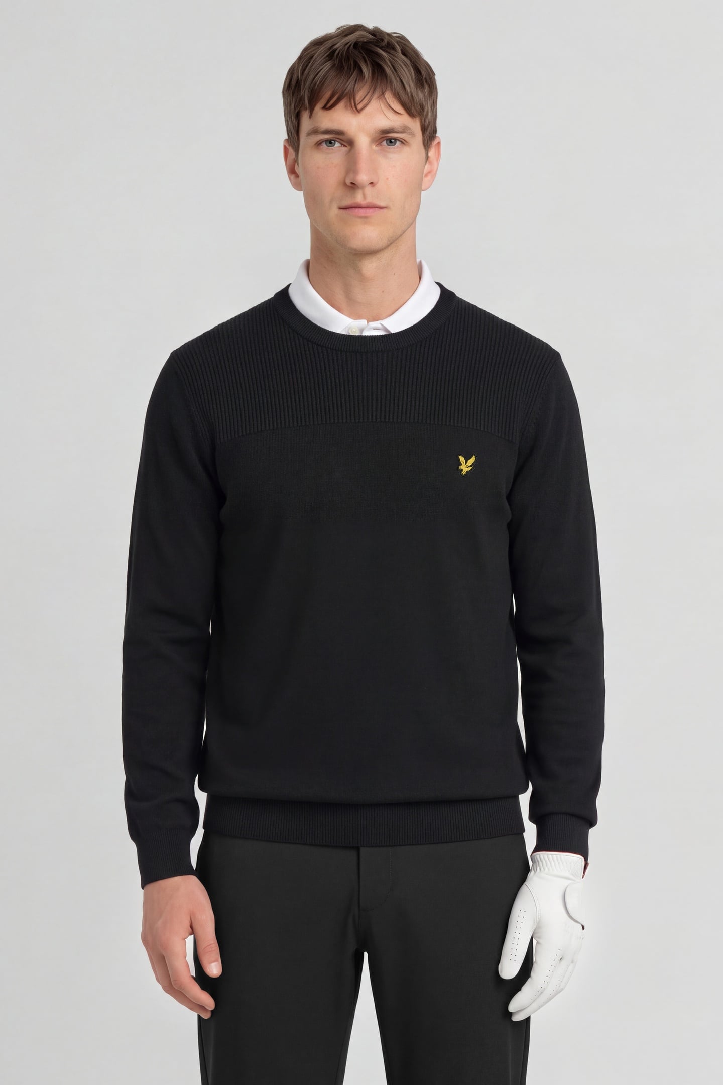 GOLF 1874 CREW NECK PULLOVER JET BLACK 5