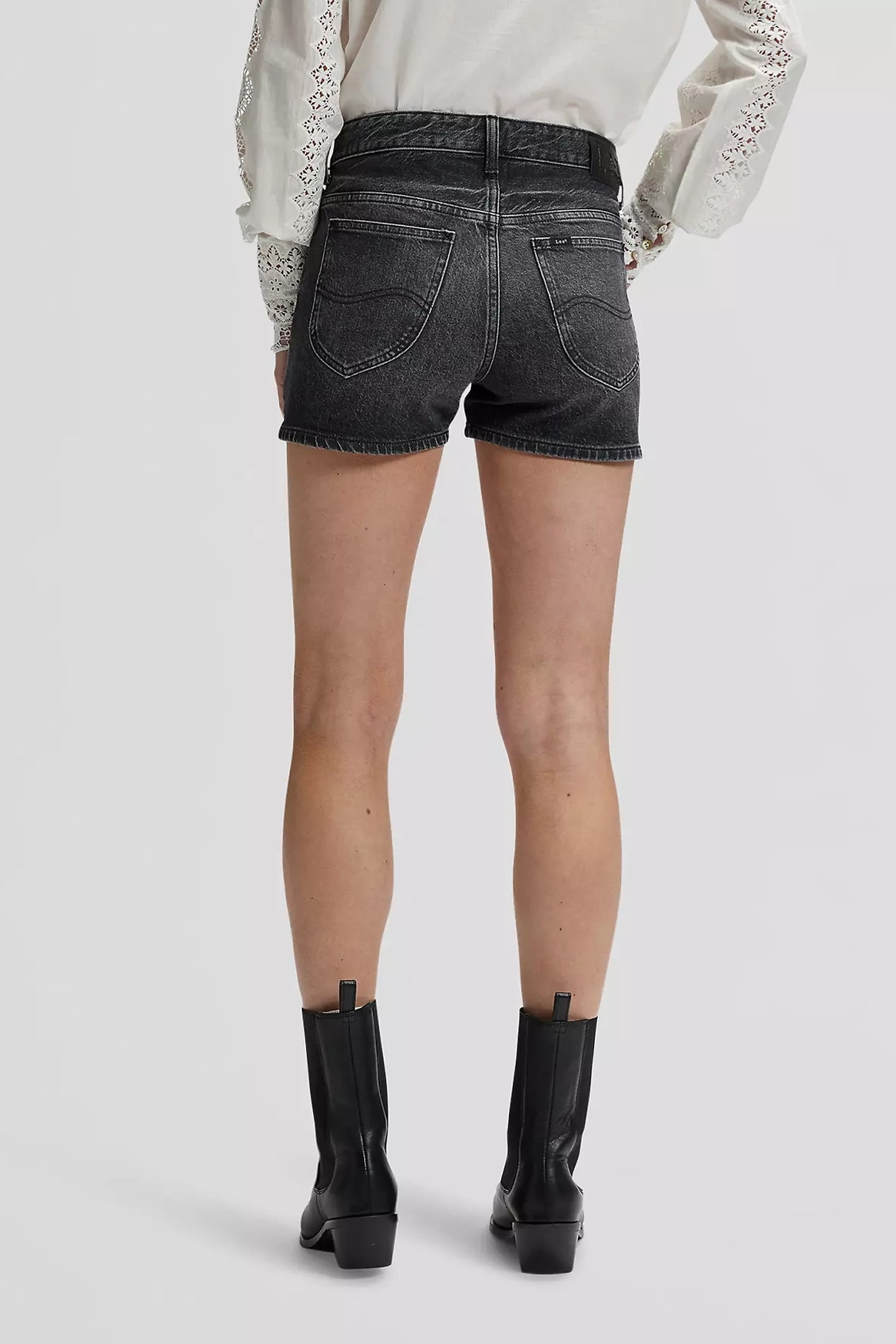 RIDER SHORT 3IN BET ON BLACK STRAIGHT DENIM BLACK 2