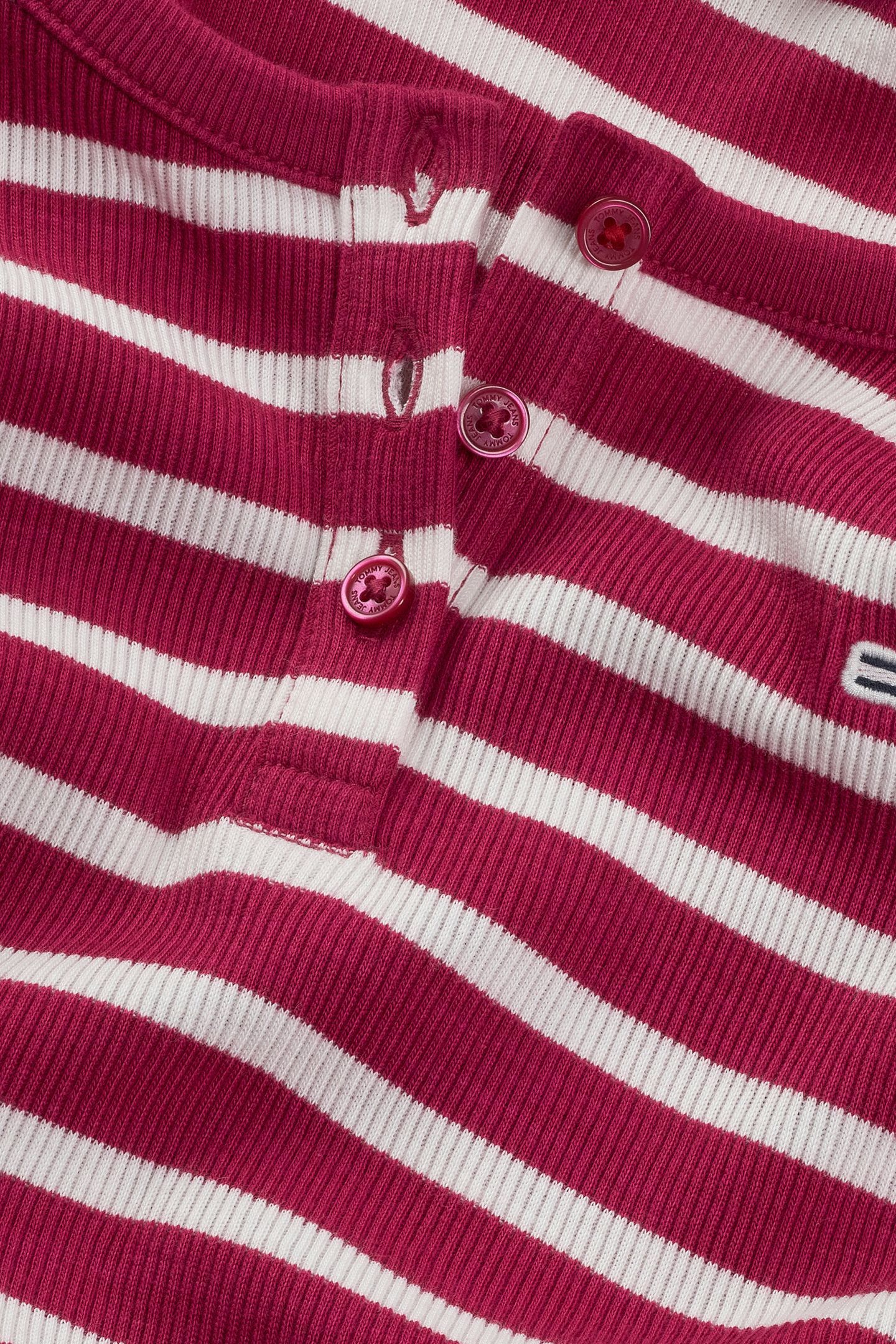 TJW SLIM BUTTON TANK BRILLIANT BERRY/STRIPE 7