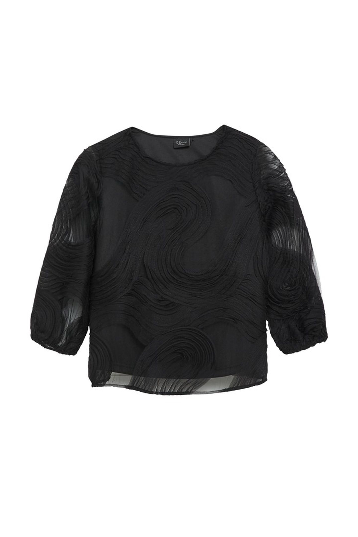 S.OLIVER BLOUSES BLACK 3