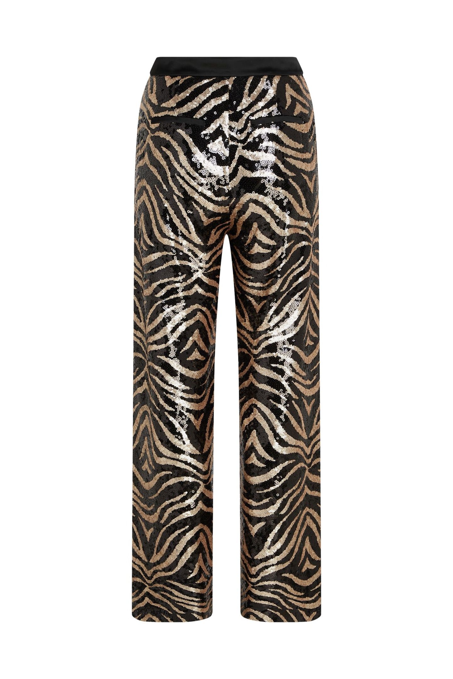 SEQUIN PANTS BLACK/GOLD 8