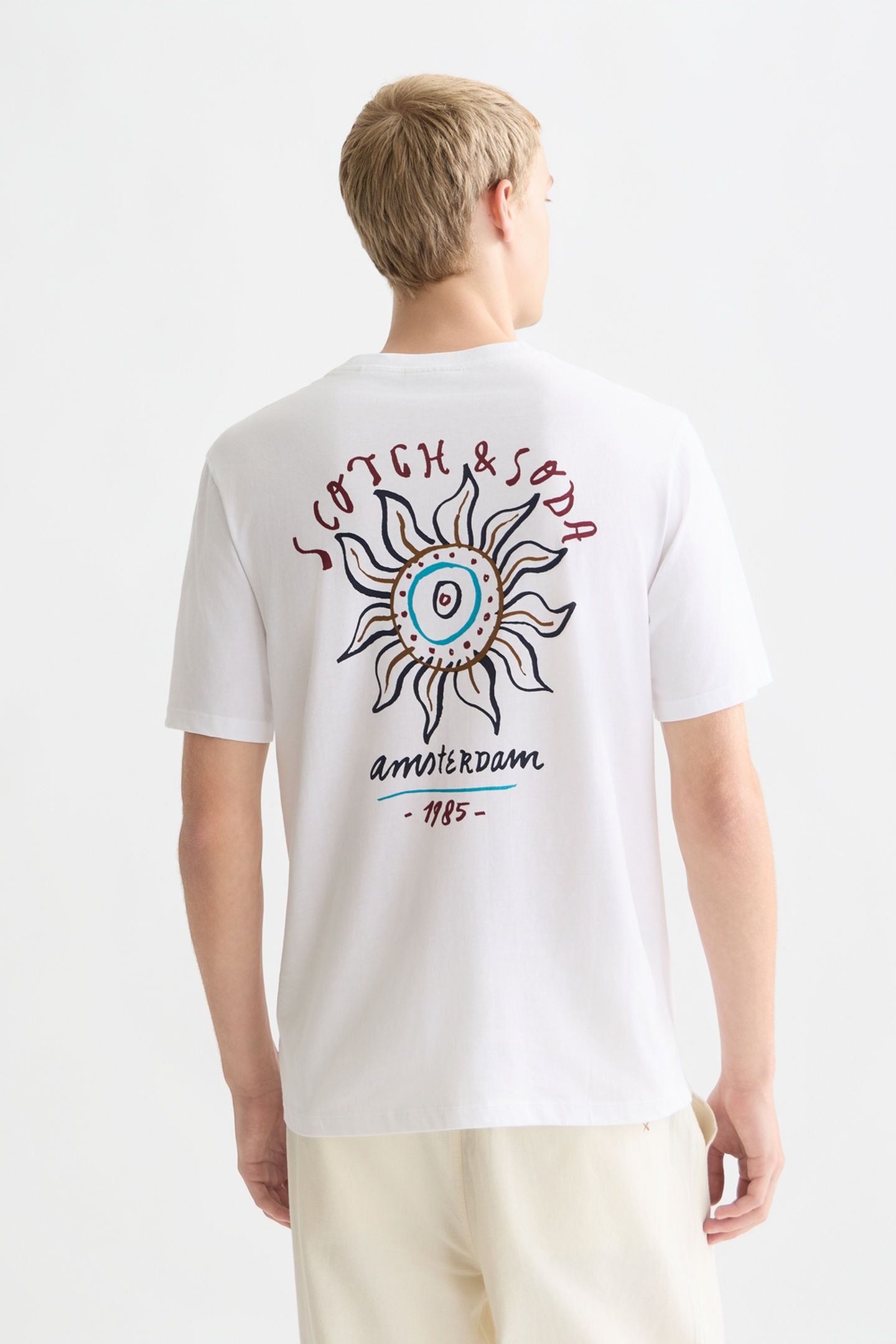 FRONT AND BACK ARTWORK REGULARFIT TSHIRT WHITE/PASTEL 2