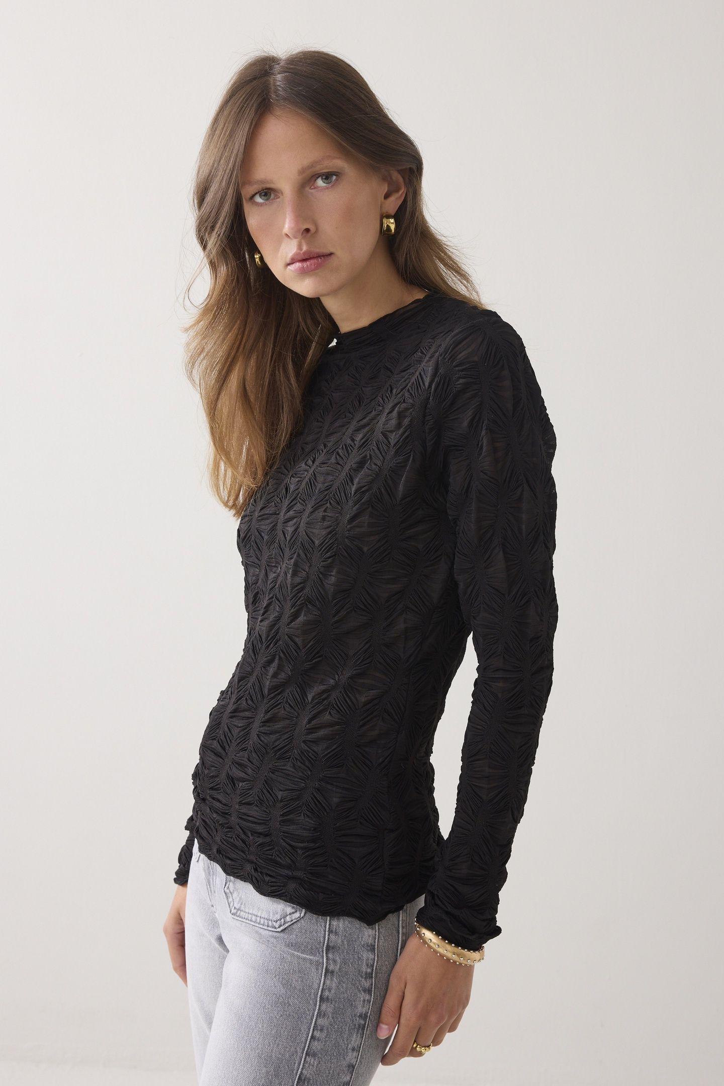 TOP SPIDERWEB MESH BLACKS 1