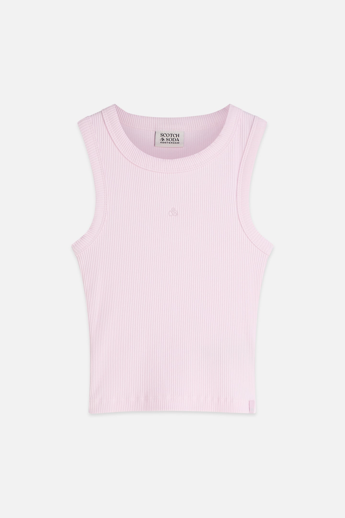 GIRLS SEASONAL CORE RIBBED SLIMFIT TANK TOP FIRE PINK 651 1