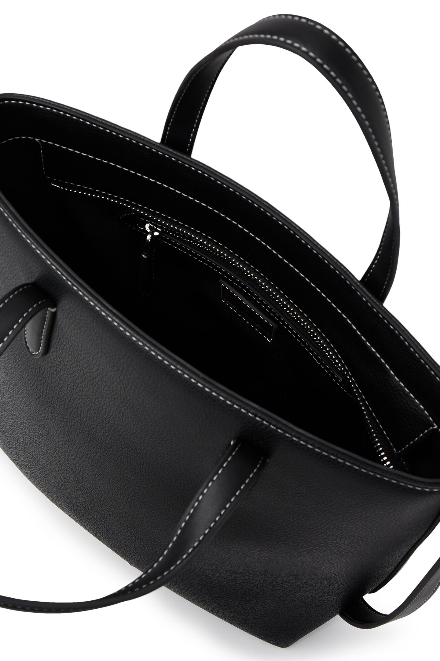 KLJ METAL LOGO MINI TOTE BLACK 4